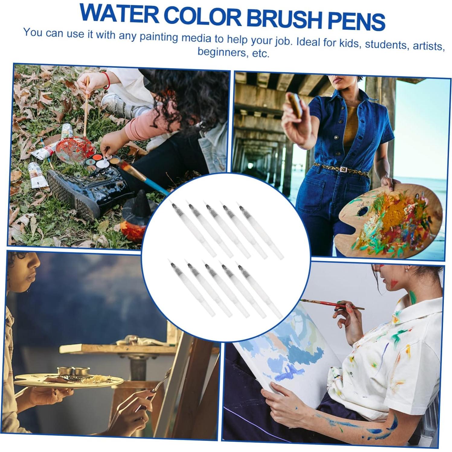 Marcadores de Acuarela EXCEART 30 Pcs con Puntas de Pincel