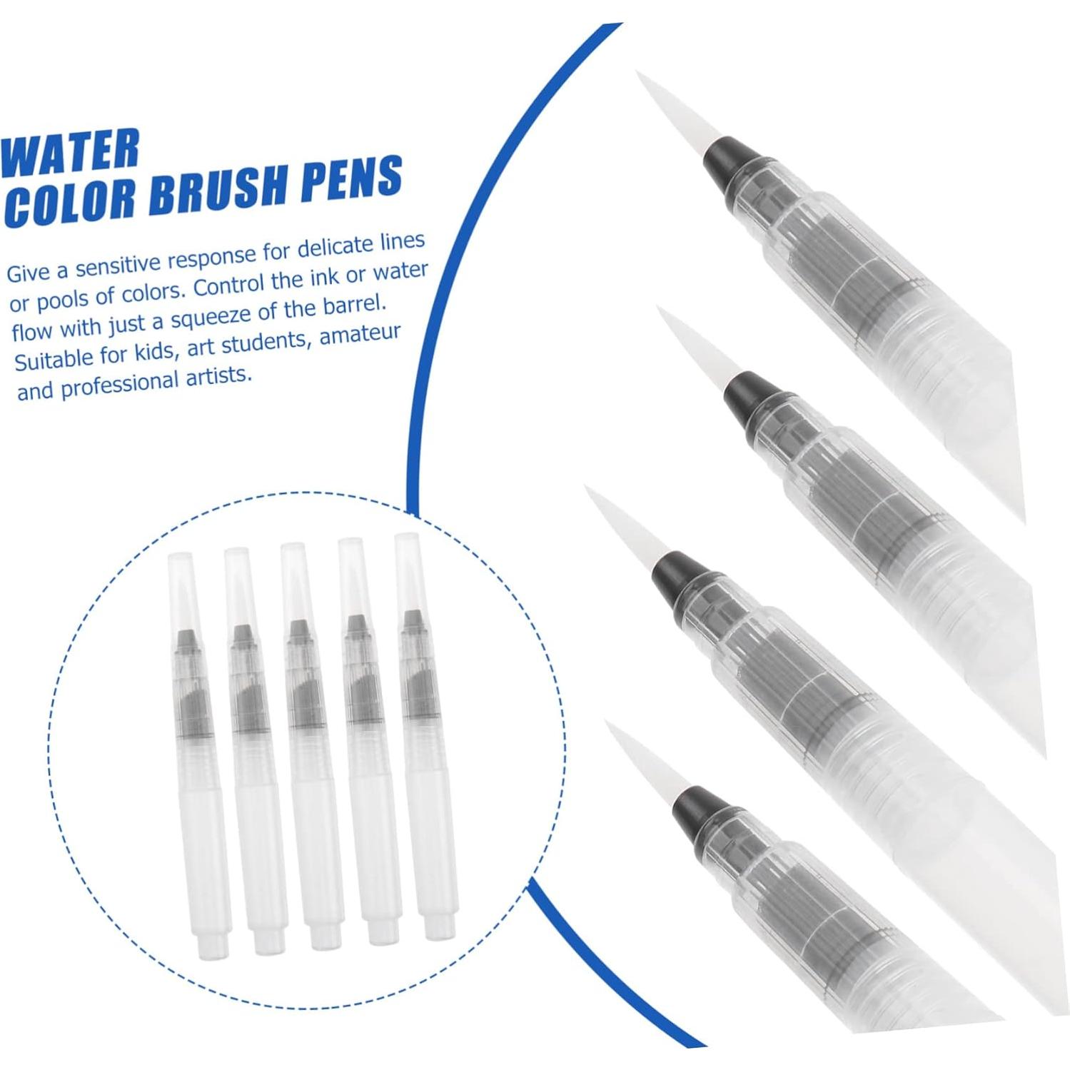 Marcadores de Acuarela EXCEART 30 Pcs con Puntas de Pincel