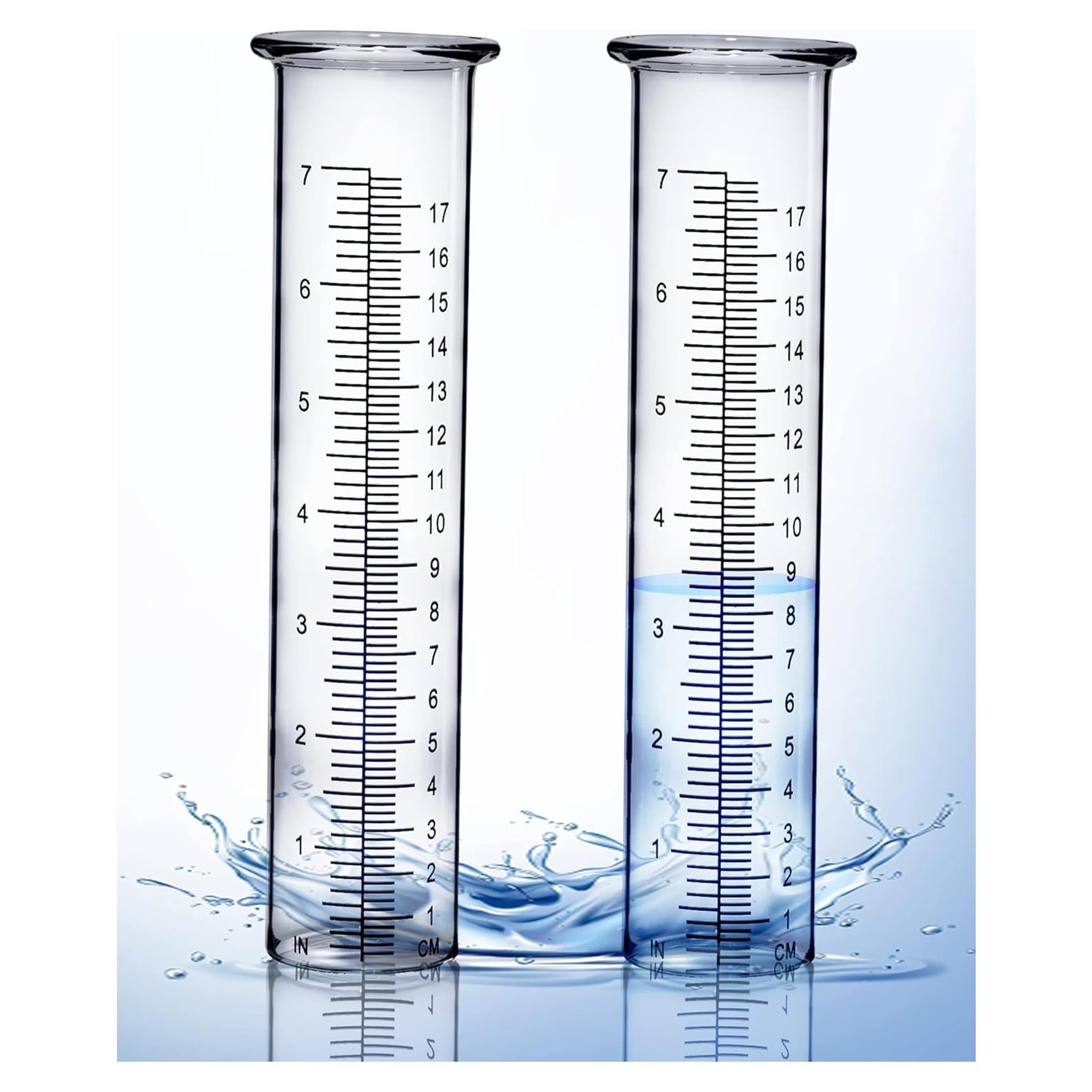 Tubo de Reemplazo para Pluviómetro Plástico BIUWING 7" (17.78 cm) - 2 Pcs