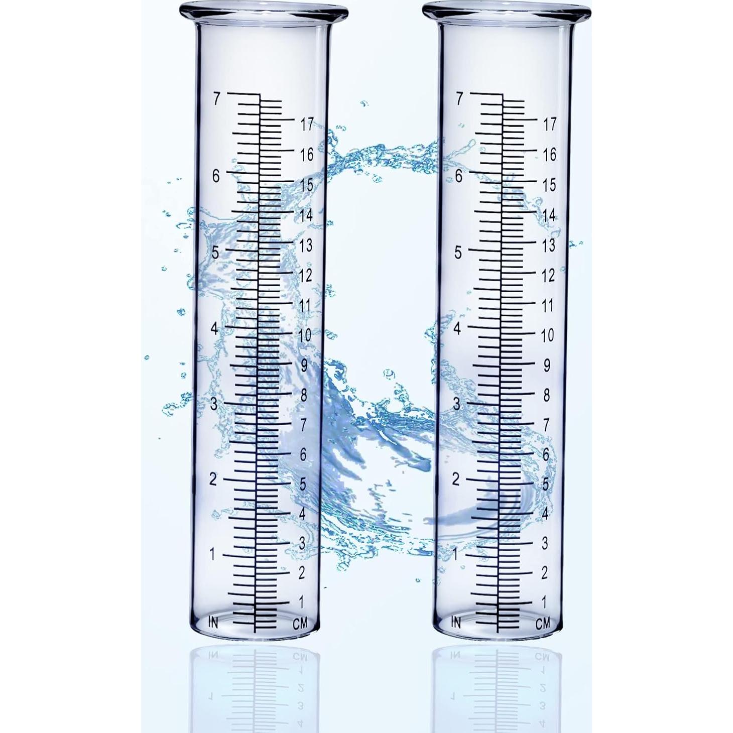 Tubo de Reemplazo para Pluviómetro Plástico BIUWING 7" (17.78 cm) - 2 Pcs