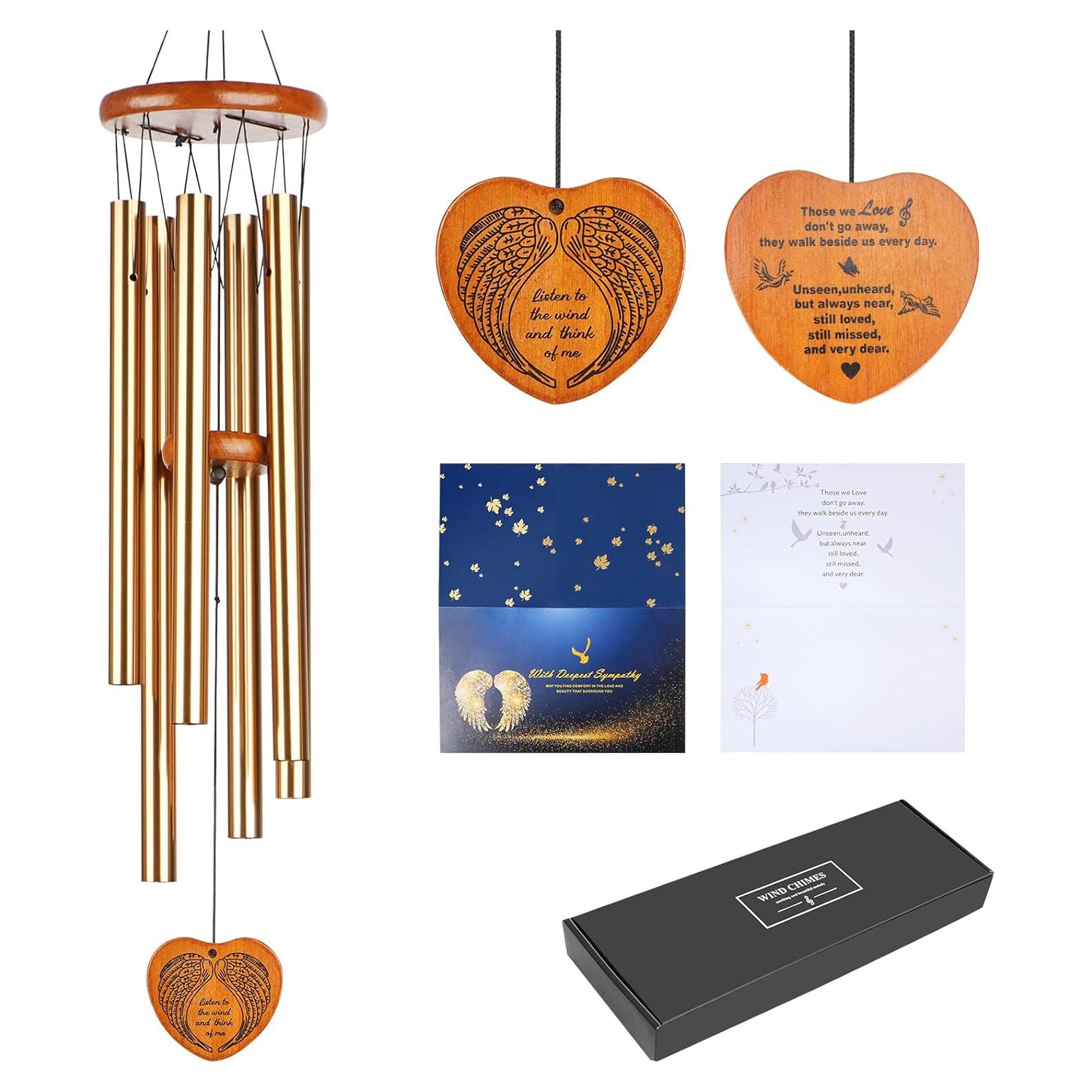 Campanas de Viento Memoriales Beboligh 76.2 cm Tono Profundo