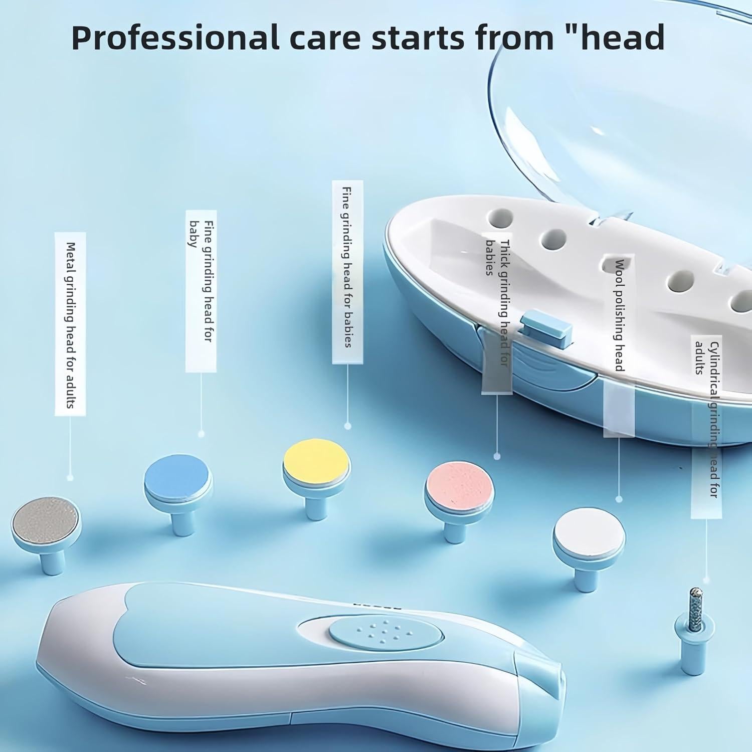 Cortador de Uñas Eléctrico para Bebés Wuajia - Ultra Silencioso 35dB