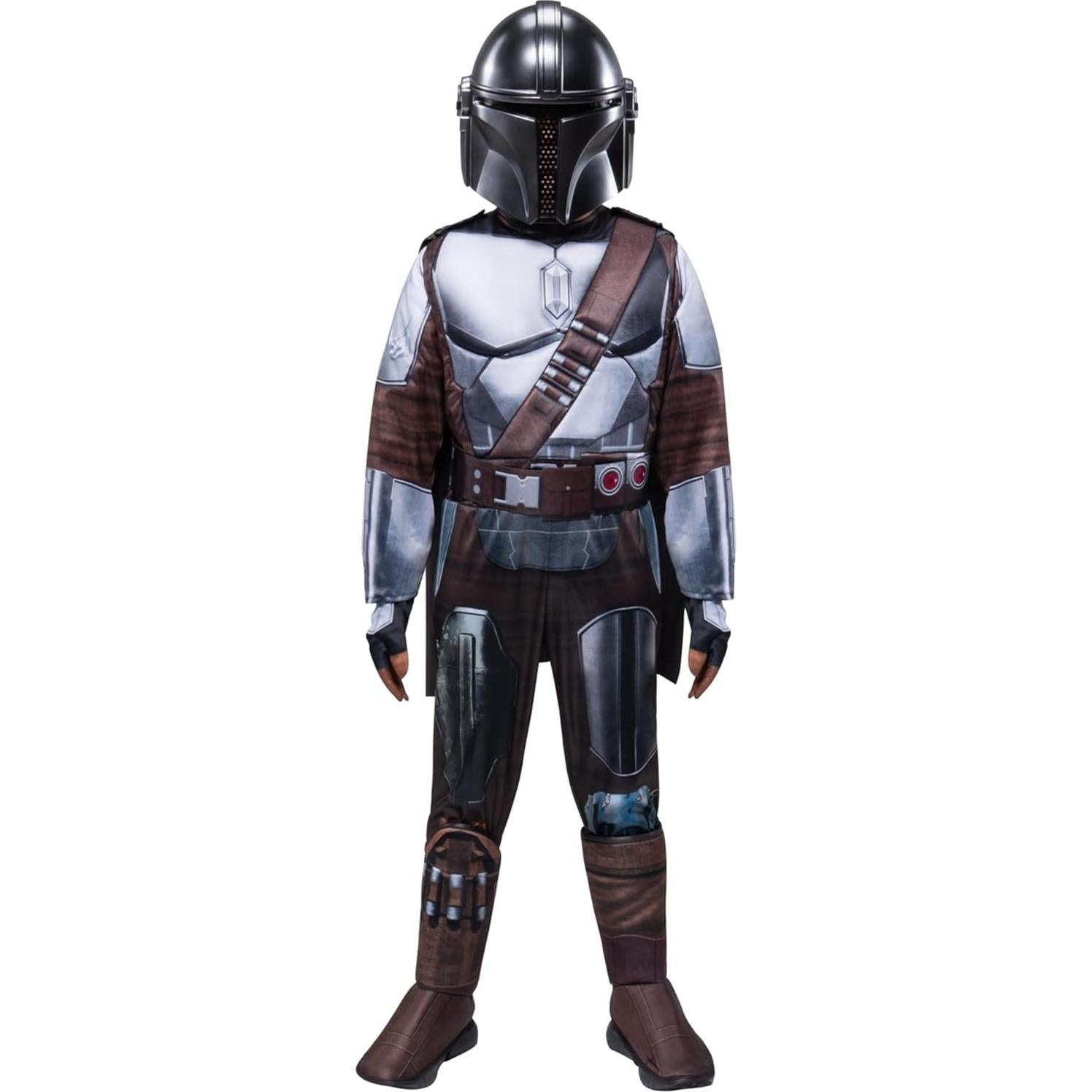 Disfraz juvenil Star Wars The Mandalorian con capa y máscara