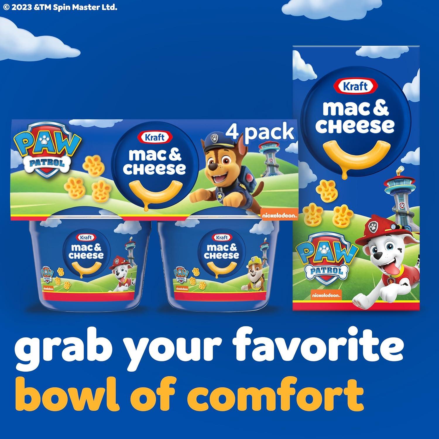 Kraft Mac & Cheese Paw Patrol - 4 Tazas de 53.86 g
