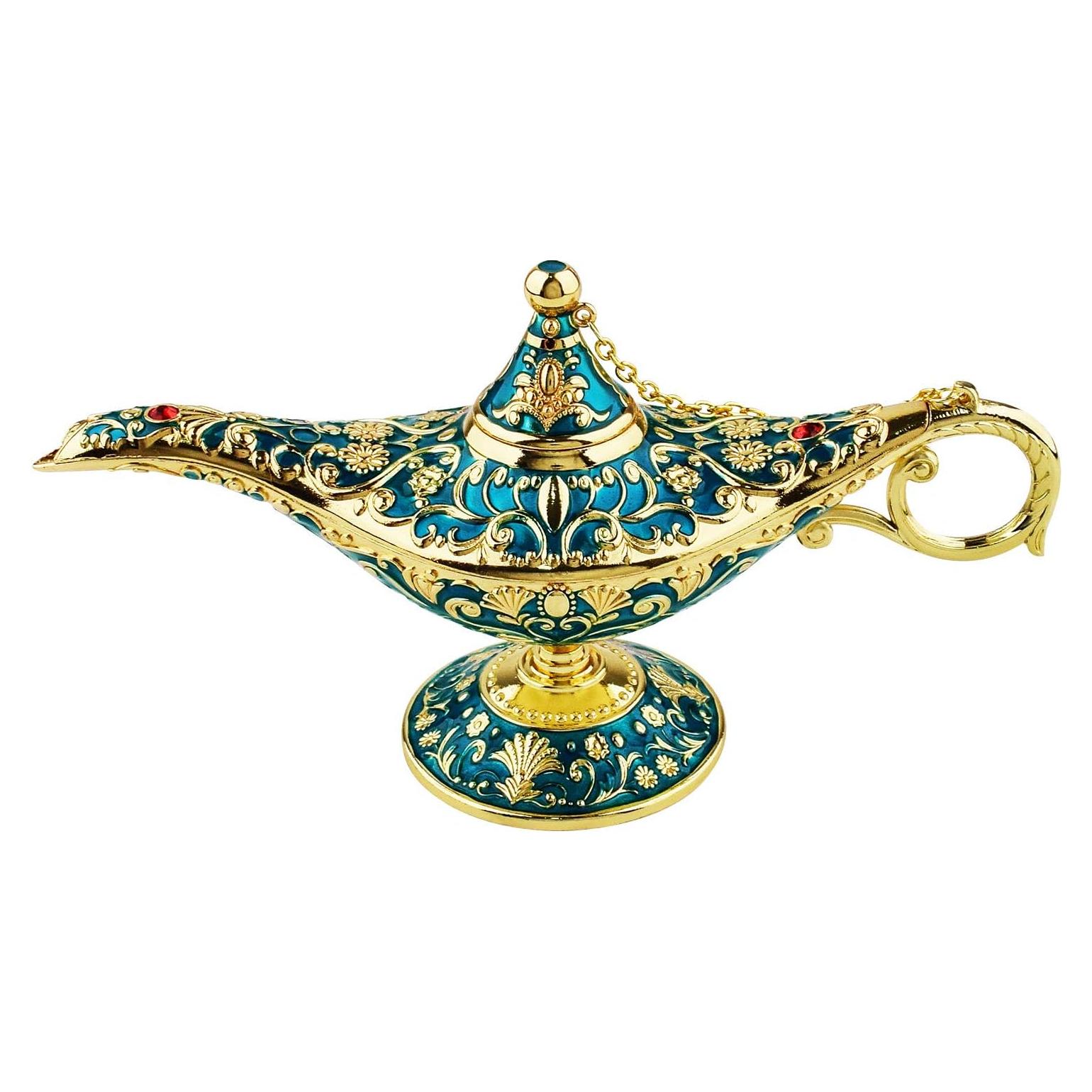 Lámpara Mágica de Aladino SUNMALL Vintage 20.7x11.3cm Decorativa