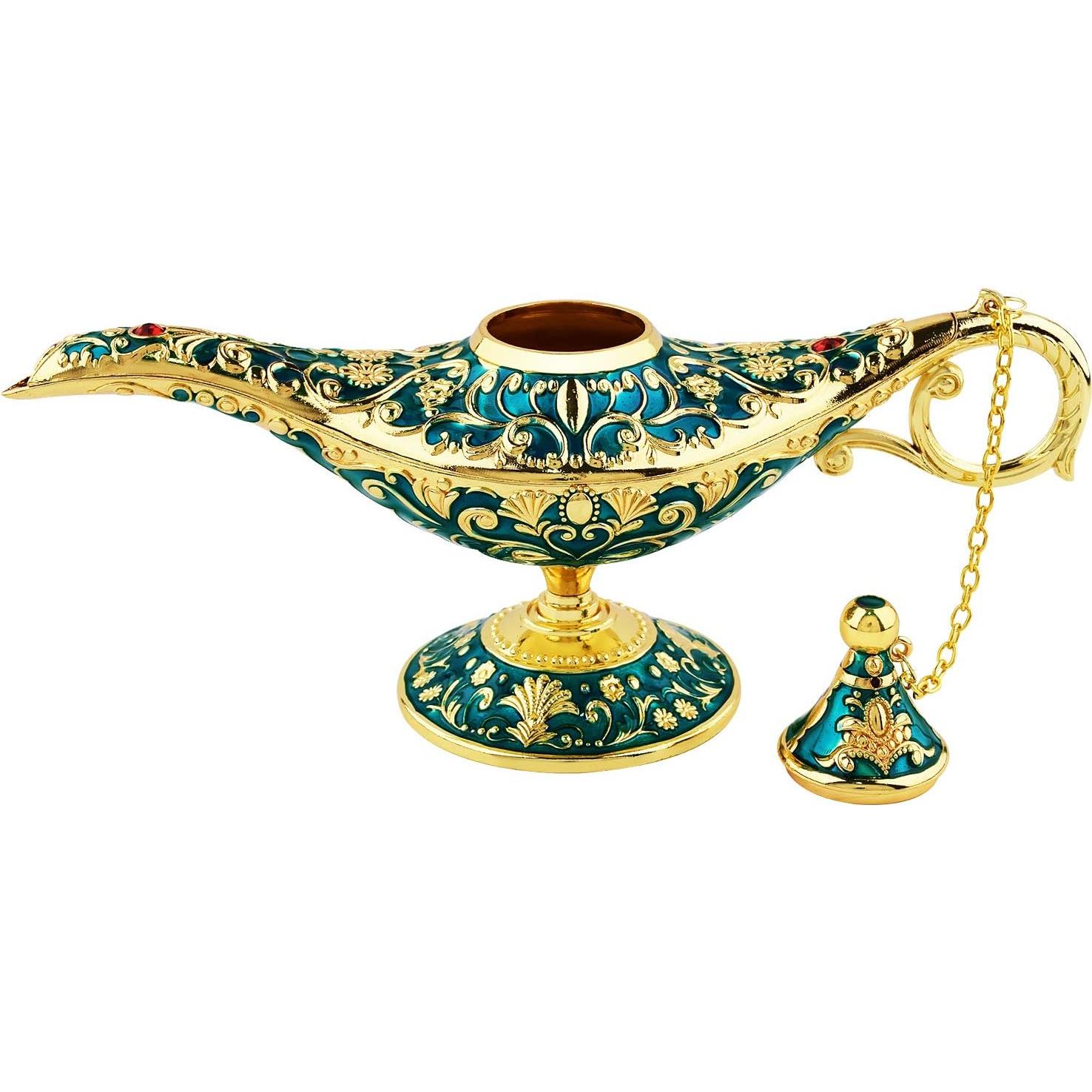 Lámpara Mágica de Aladino SUNMALL Vintage 20.7x11.3cm Decorativa