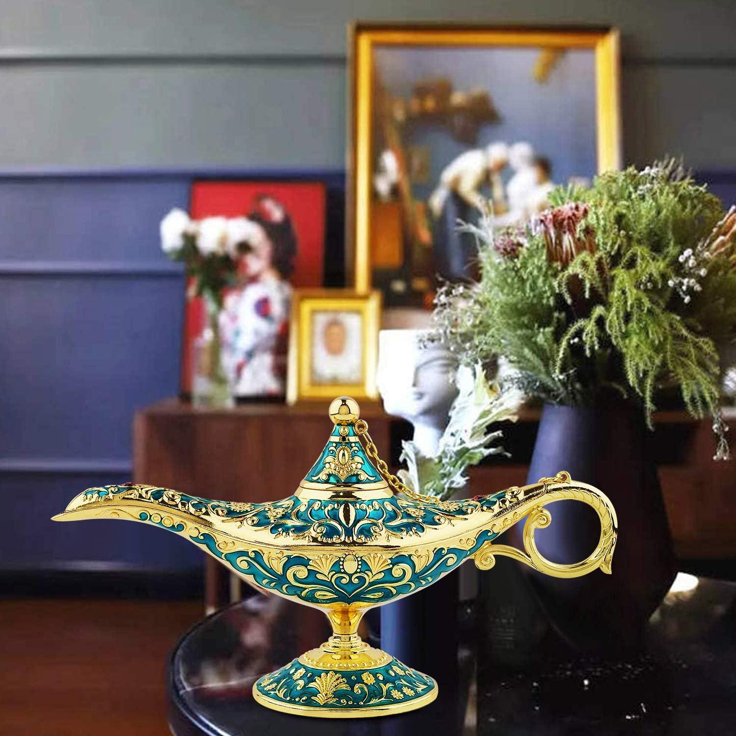 Lámpara Mágica de Aladino SUNMALL Vintage 20.7x11.3cm Decorativa