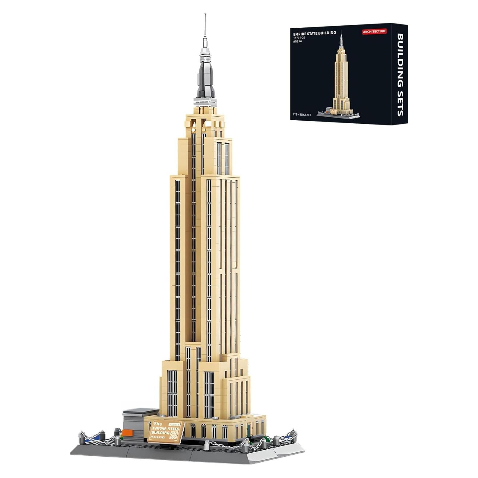 Set de Bloques de Construcción CAXIMSY Empire State 1570 Piezas