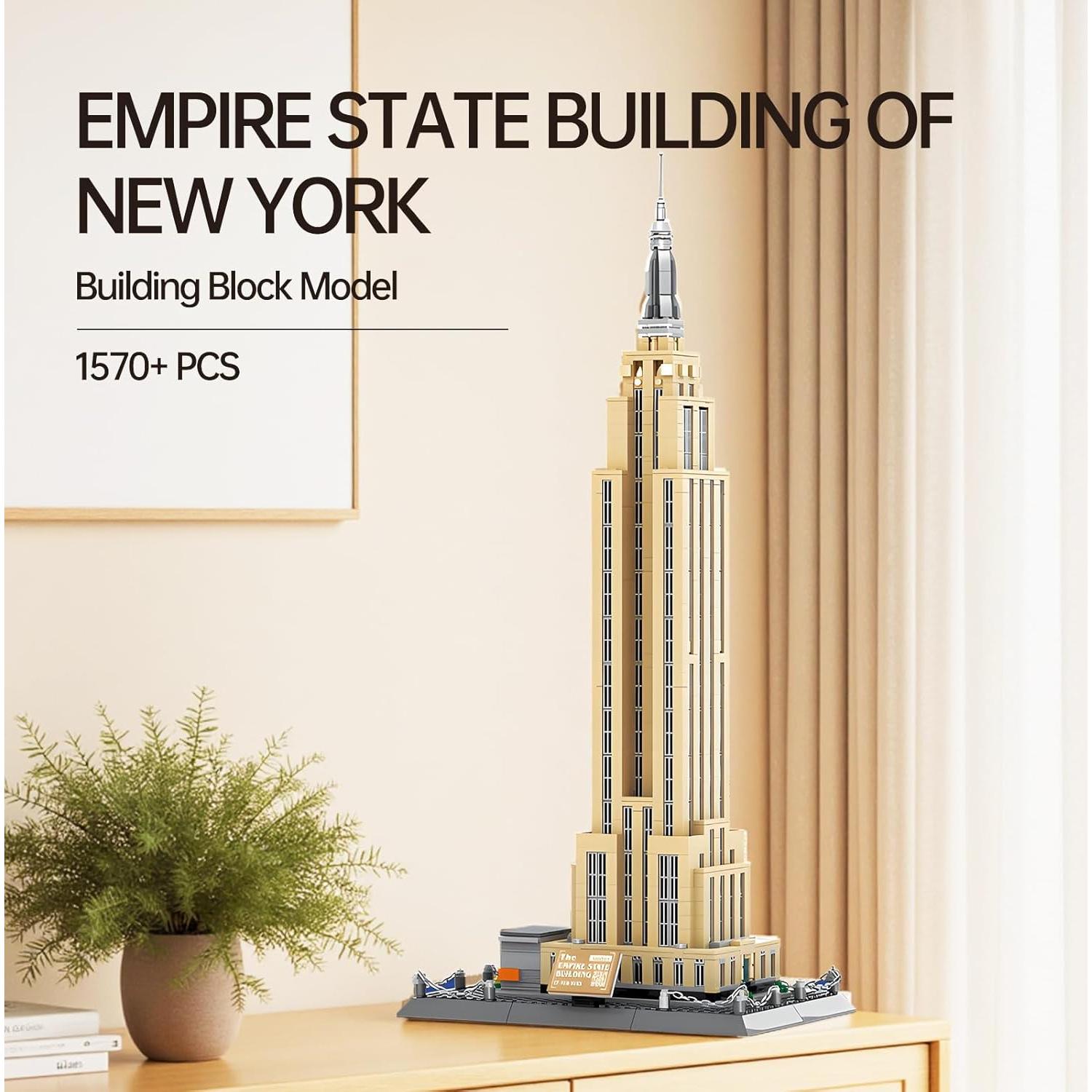 Set de Bloques de Construcción CAXIMSY Empire State 1570 Piezas