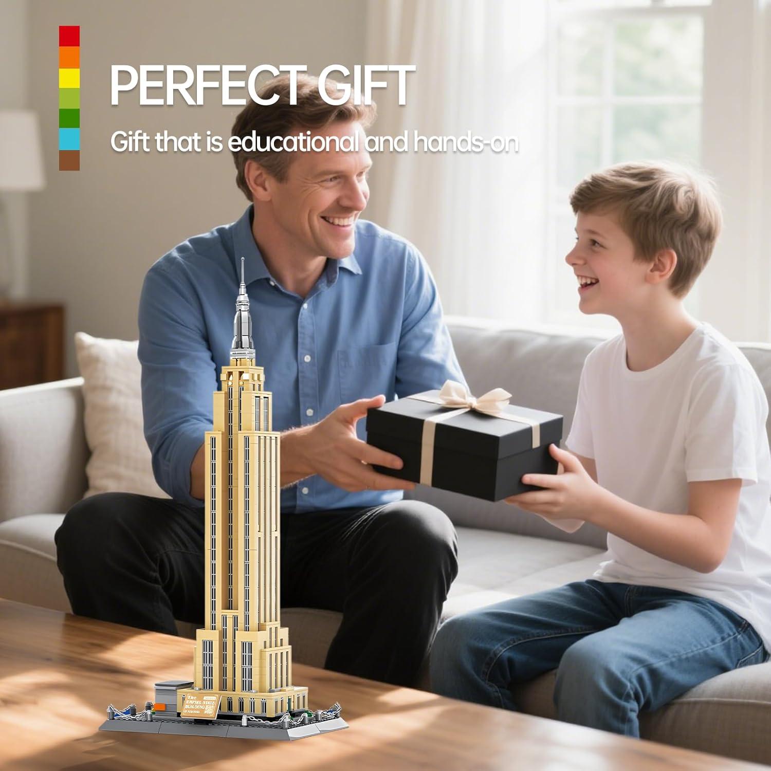 Set de Bloques de Construcción CAXIMSY Empire State 1570 Piezas