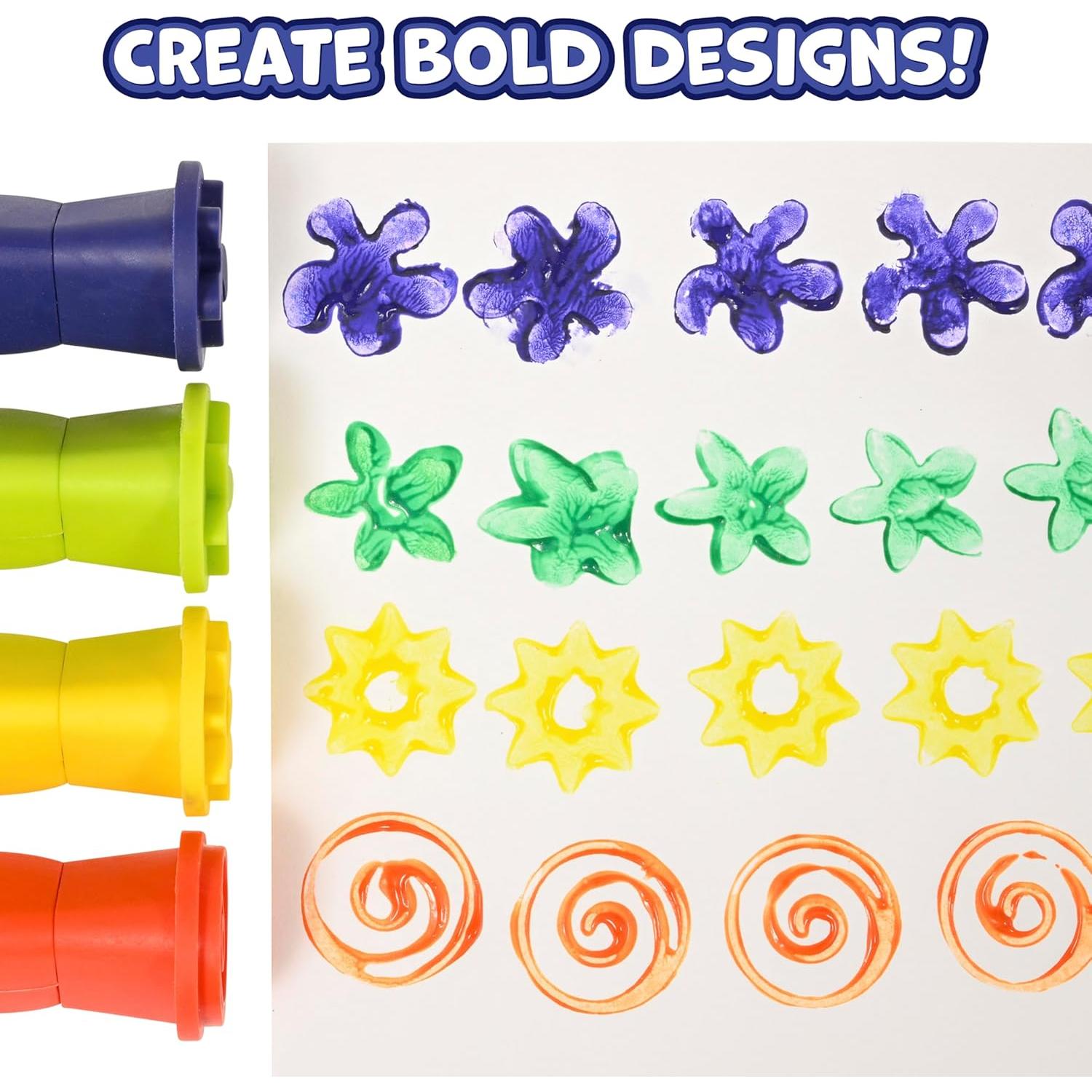 Sellos de Agarre Triangular LISTO PARA APRENDER - Set de 4