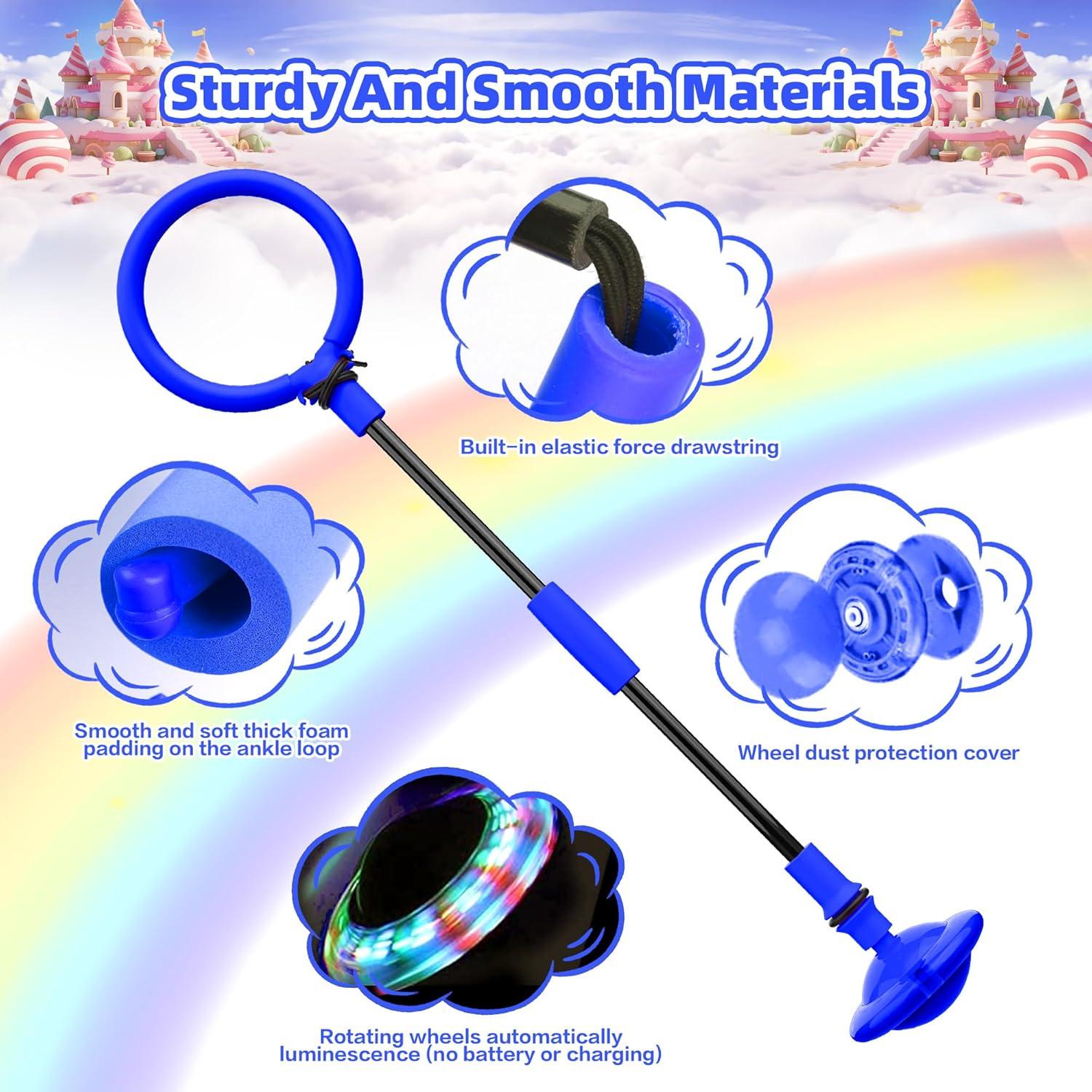 Pelota de Salto de Tobillo Aidabli - Color Azul, Juguete para Niños