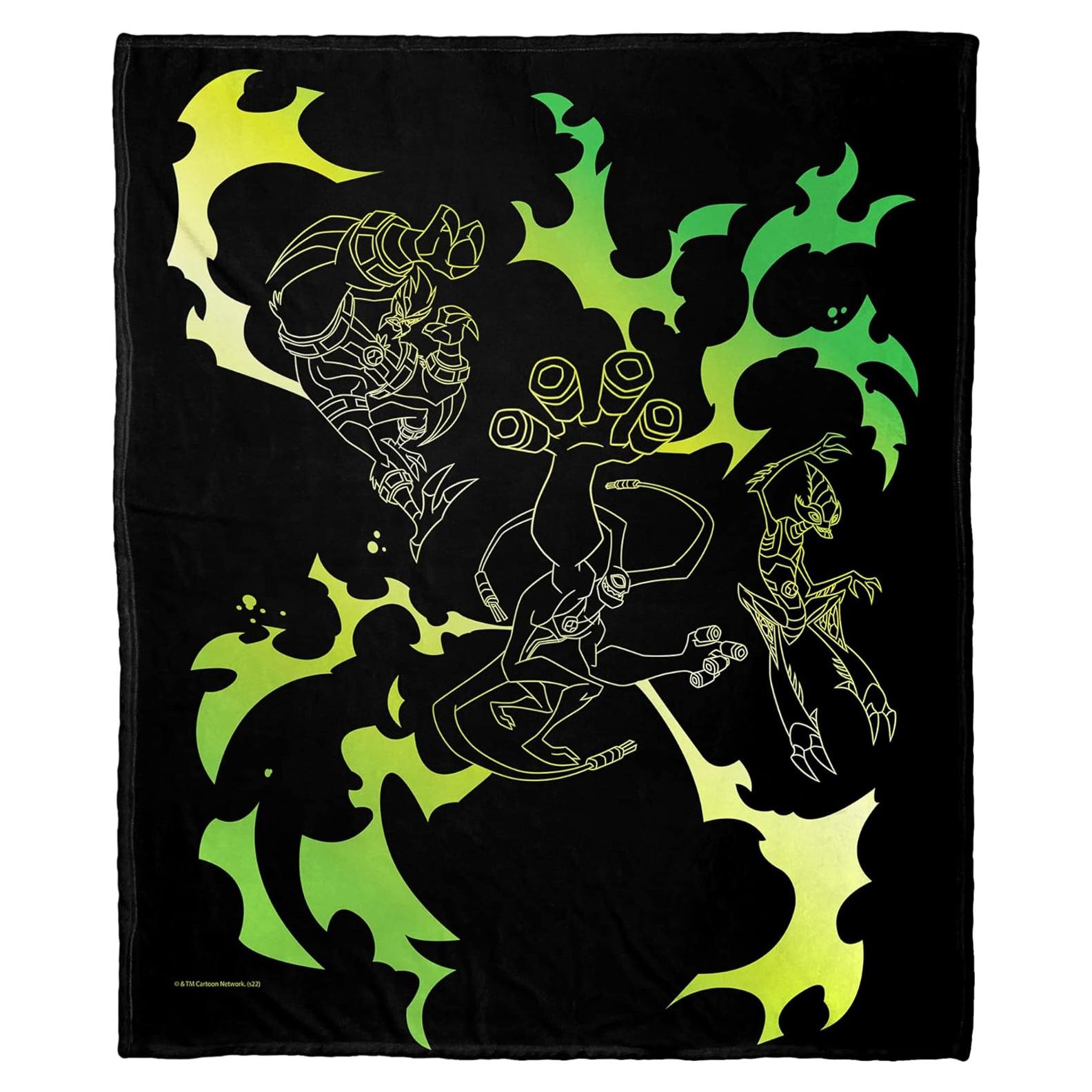 Manta de Toque de Seda Ben 10 Northwest 127x152 cm