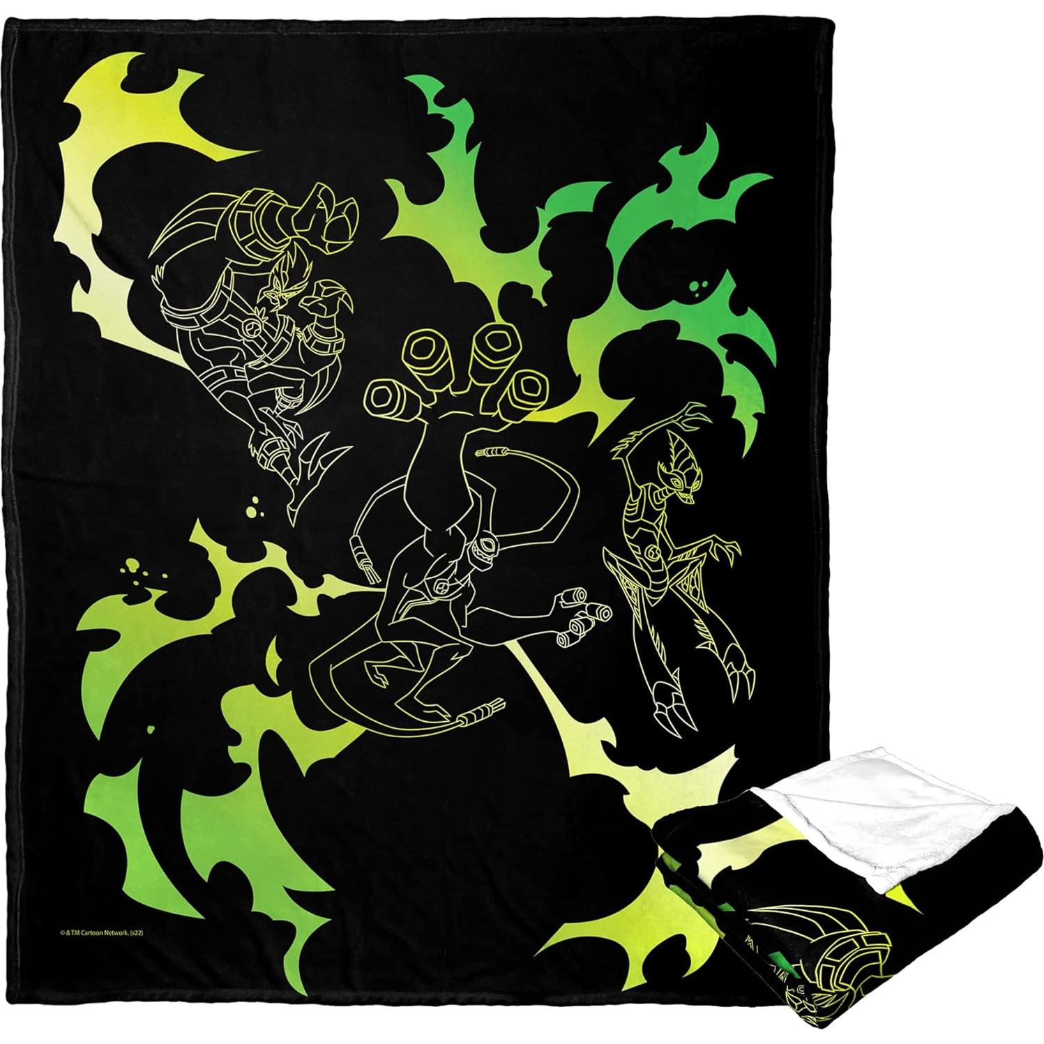 Manta de Toque de Seda Ben 10 Northwest 127x152 cm