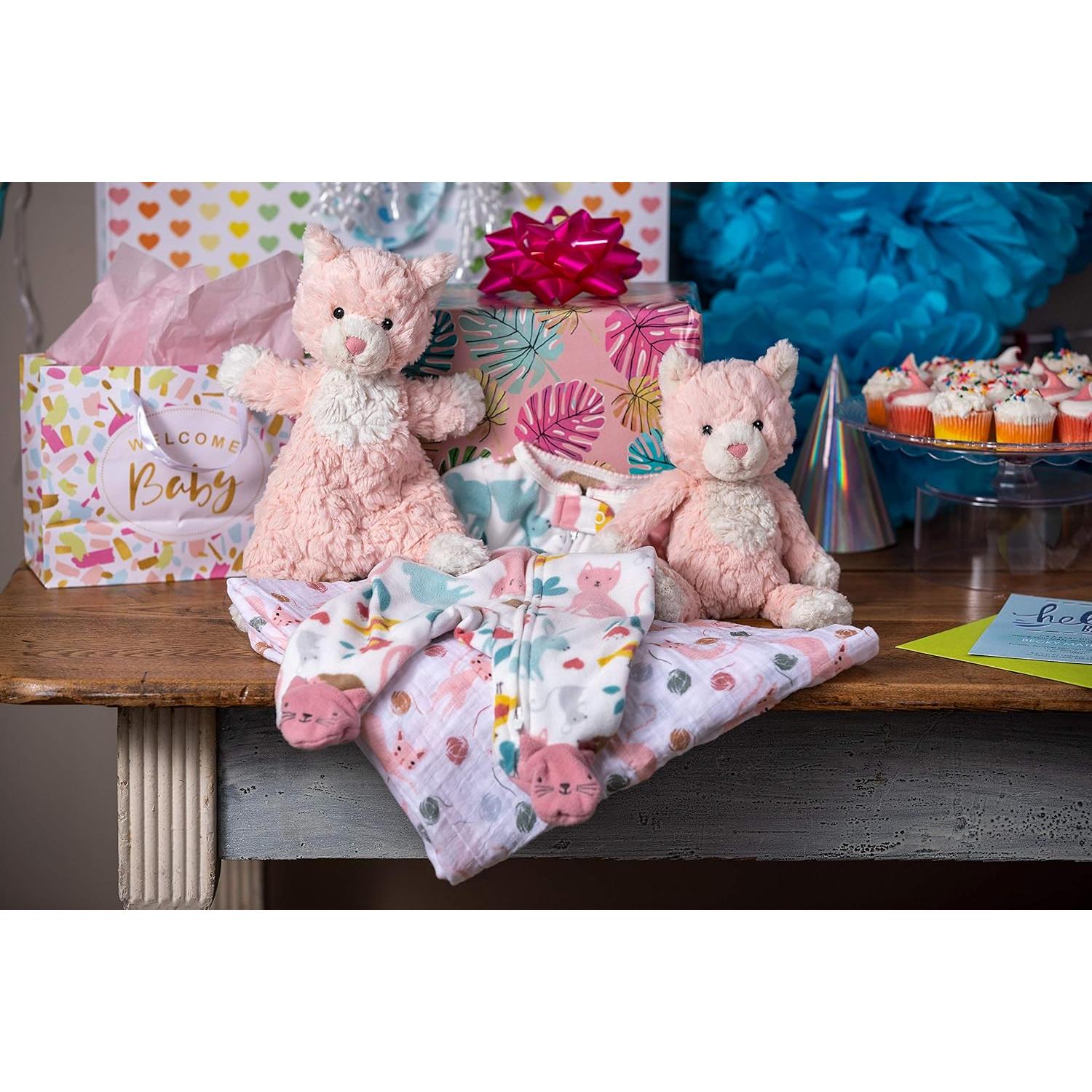 Juguete Suave Gatito Rosa Mary Meyer 28 cm Lavable