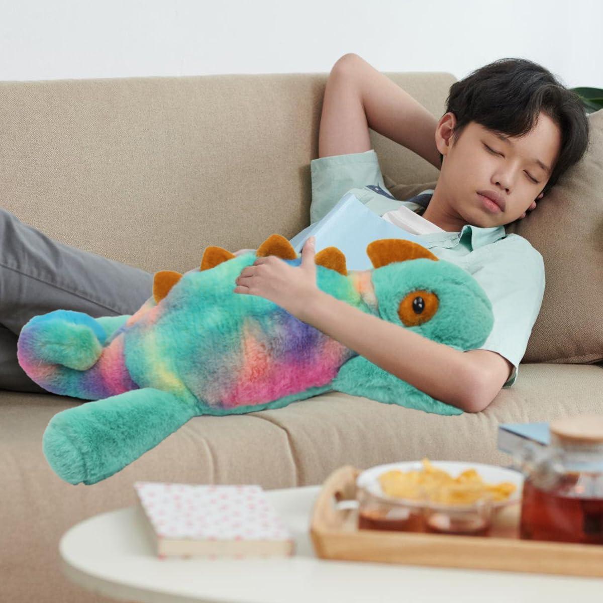 Peluche Camaleón 45cm ARELUX Almohada Suave para Dormir