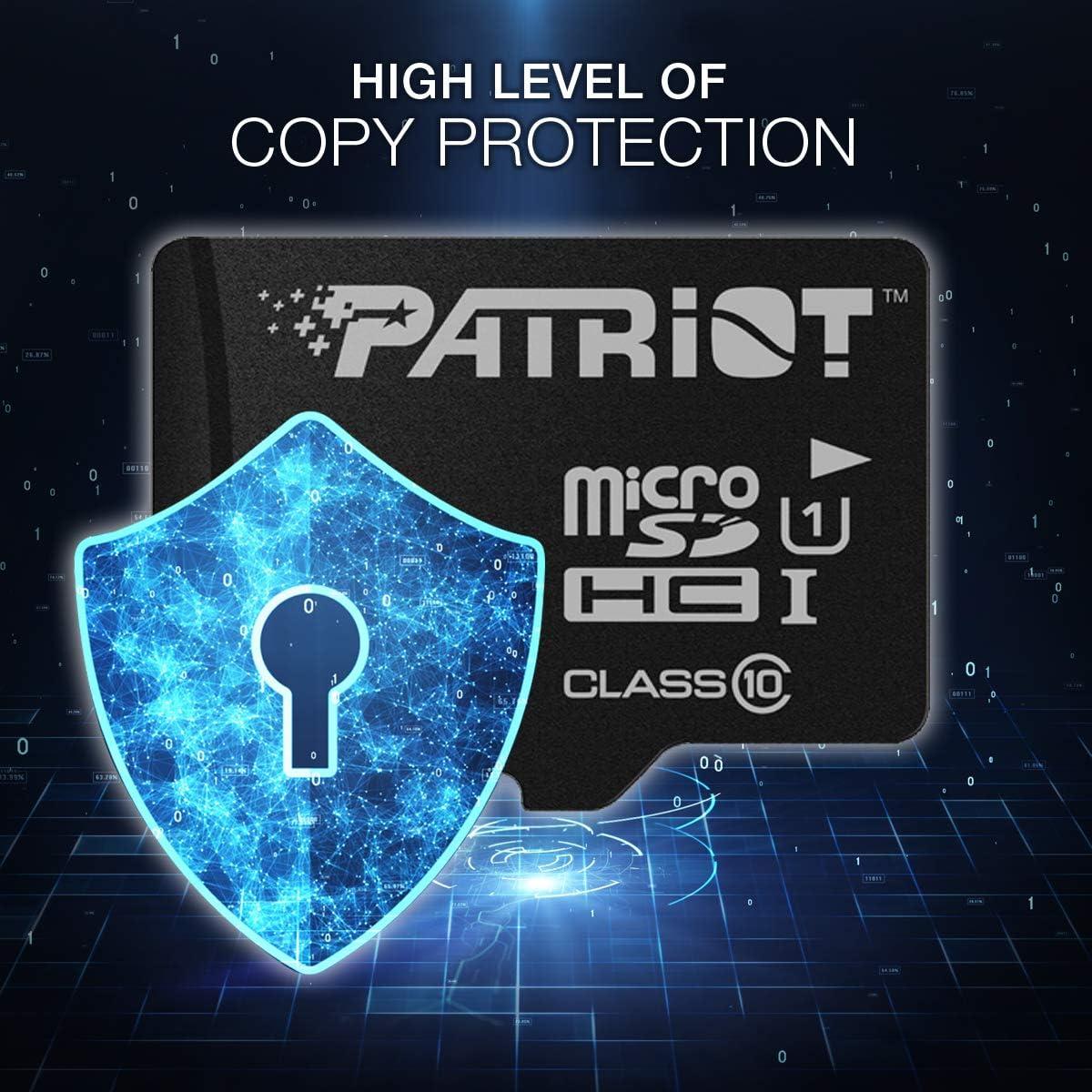 Paquete de 5 Tarjetas Micro SD Patriot 16GB Clase 10 UHS-I
