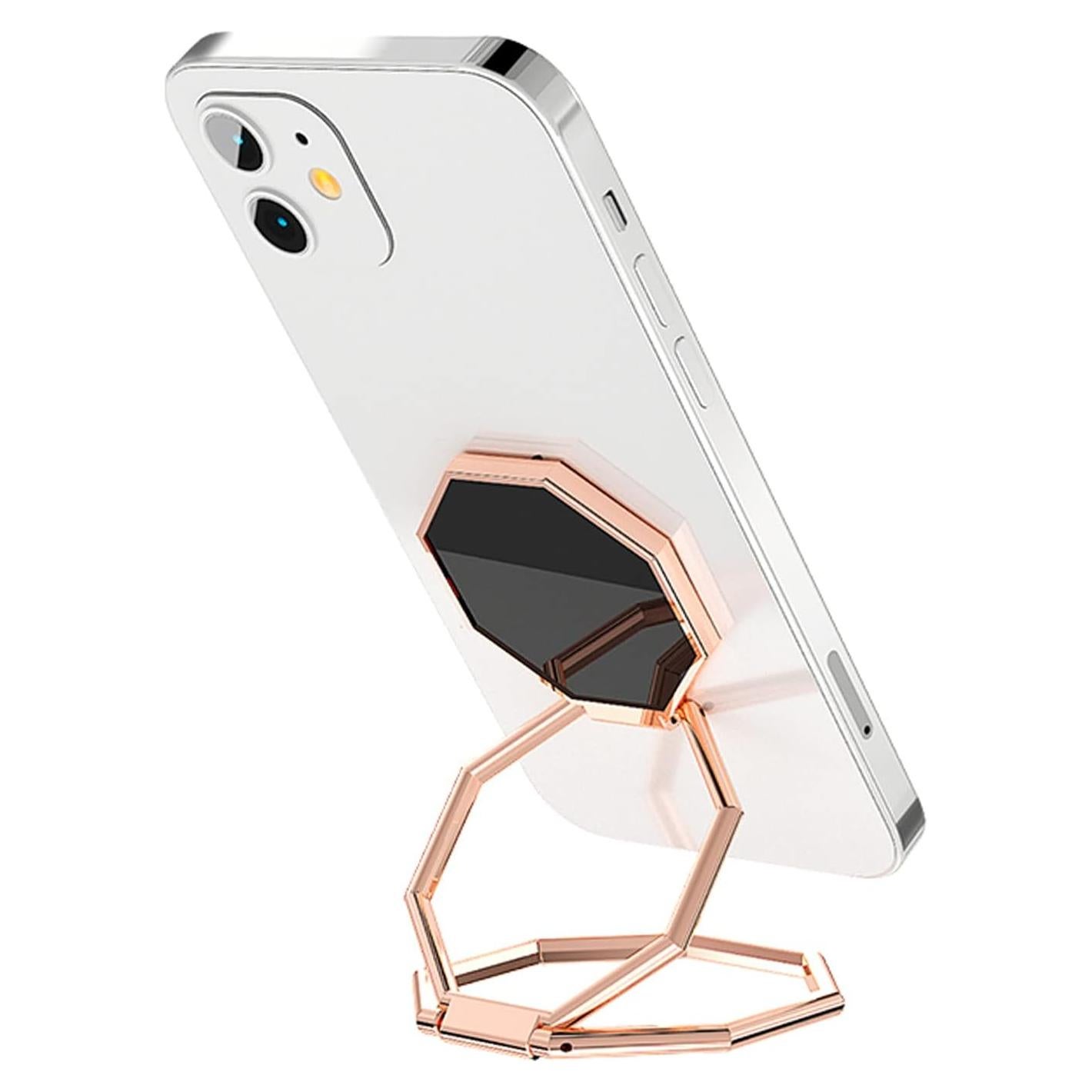 Soporte para Teléfono Celular CLZWiiN Oro Rosa Plegable 360°