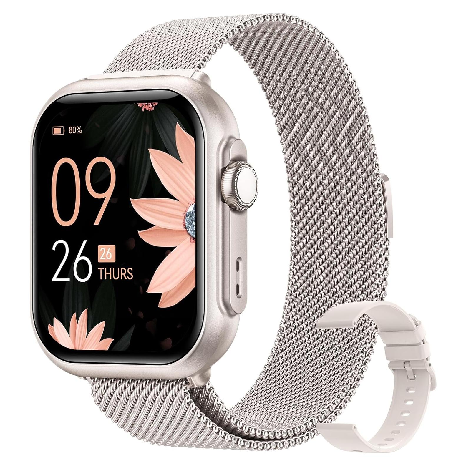 Rastreador de Fitness Sanorum G62 con Monitor de Salud 5ATM