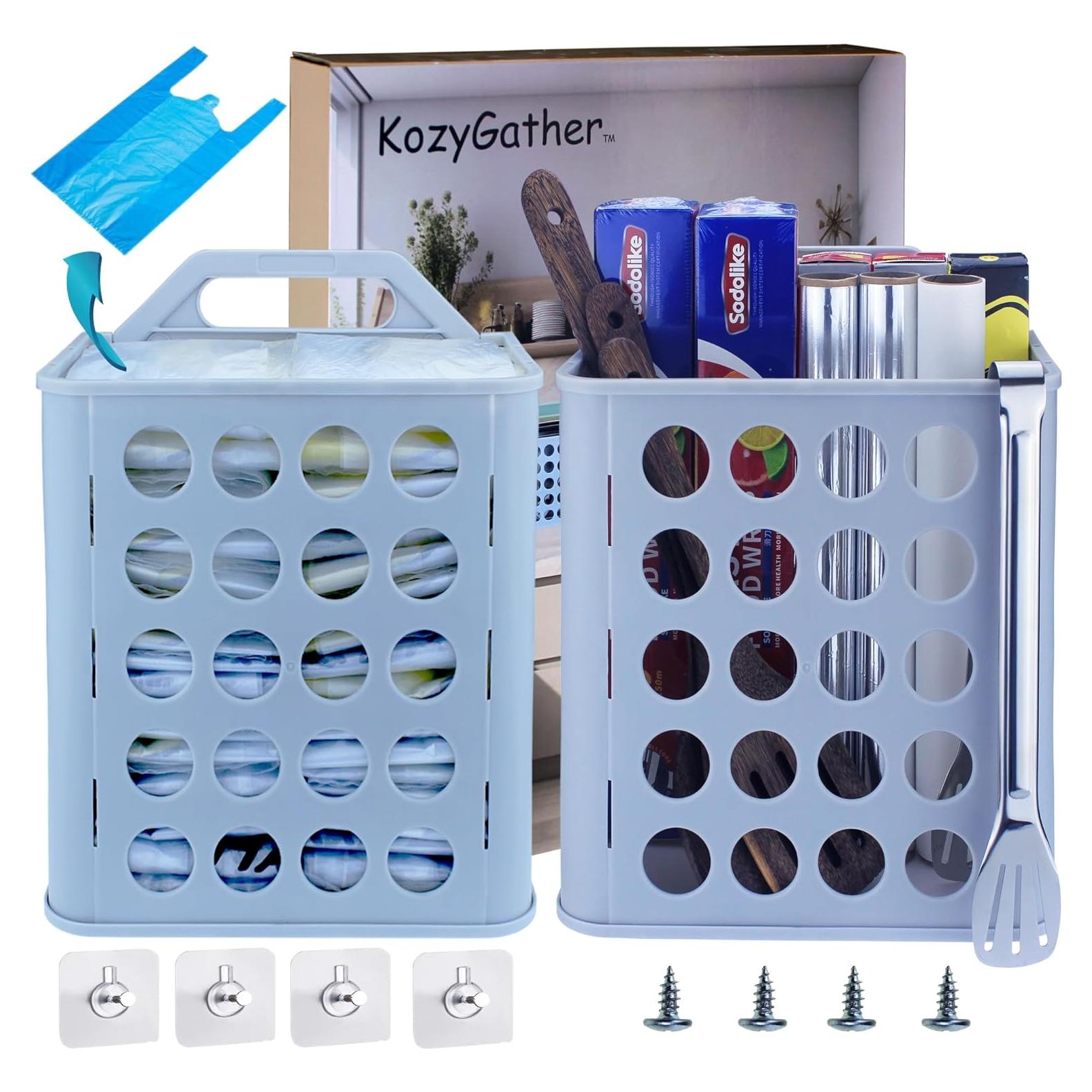 Soporte para bolsas de plástico NING BO - Organizador de cocina y ropa