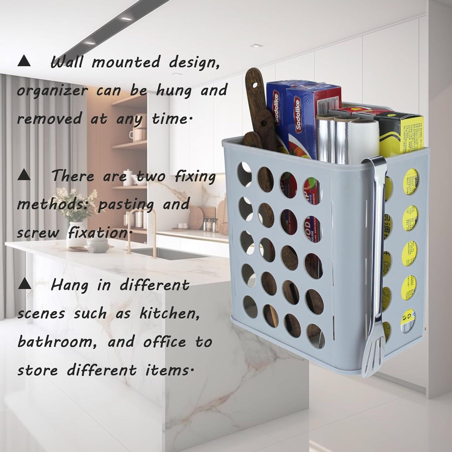 Soporte para bolsas de plástico NING BO - Organizador de cocina y ropa