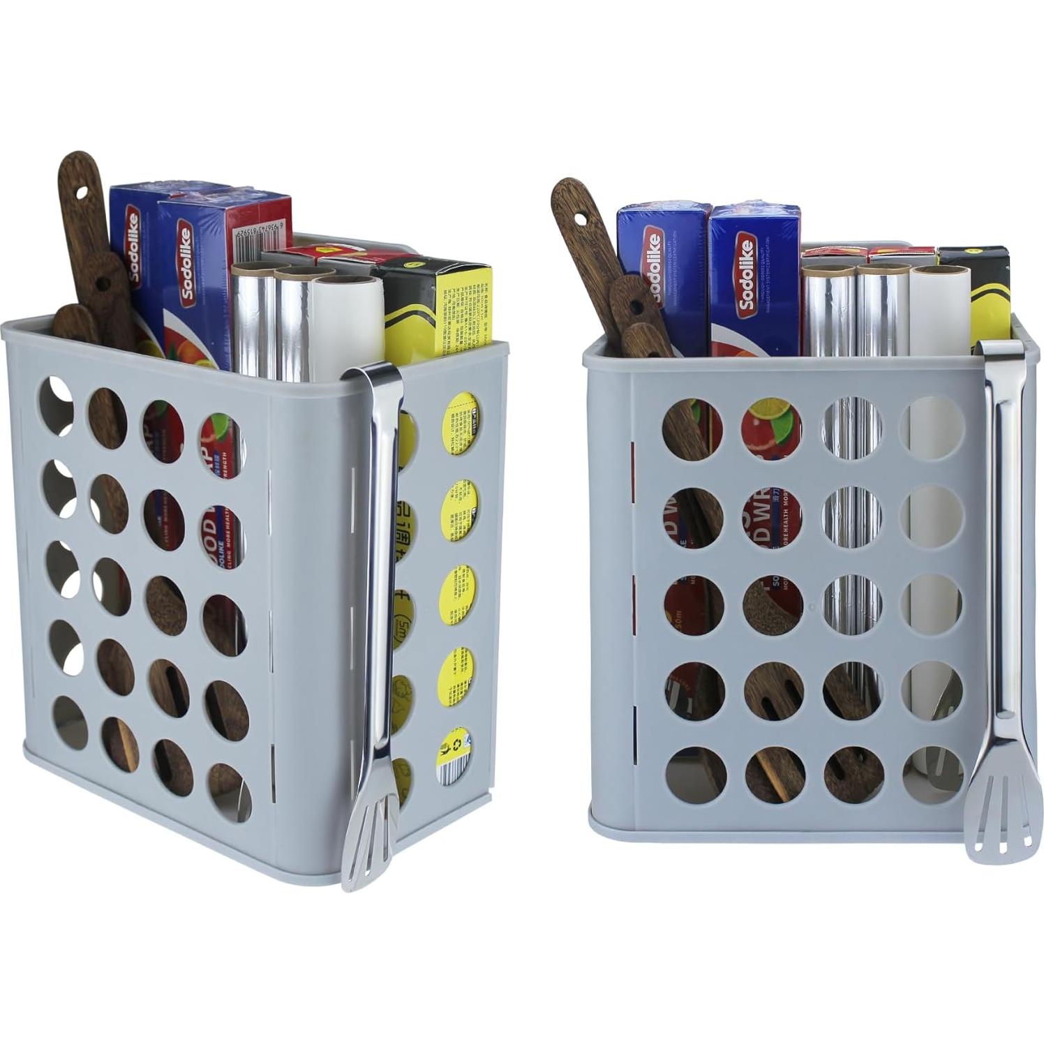 Soporte para bolsas de plástico NING BO - Organizador de cocina y ropa