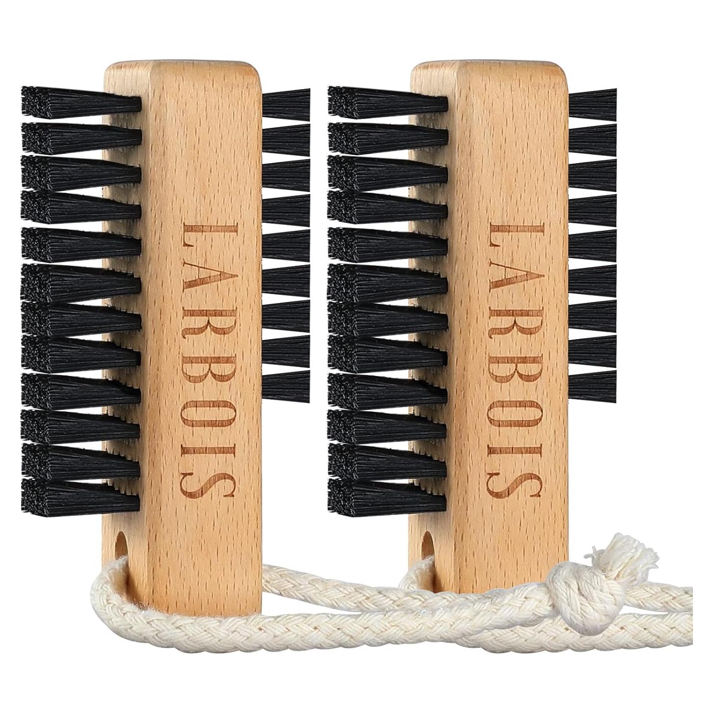Cepillo de Uñas de Madera de Haya Larbois 2 Pack