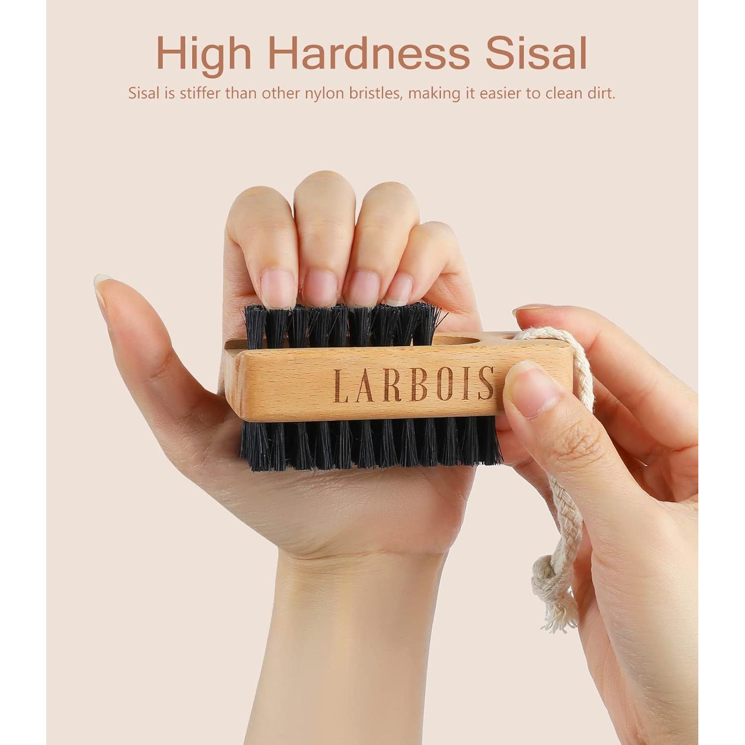 Cepillo de Uñas de Madera de Haya Larbois 2 Pack