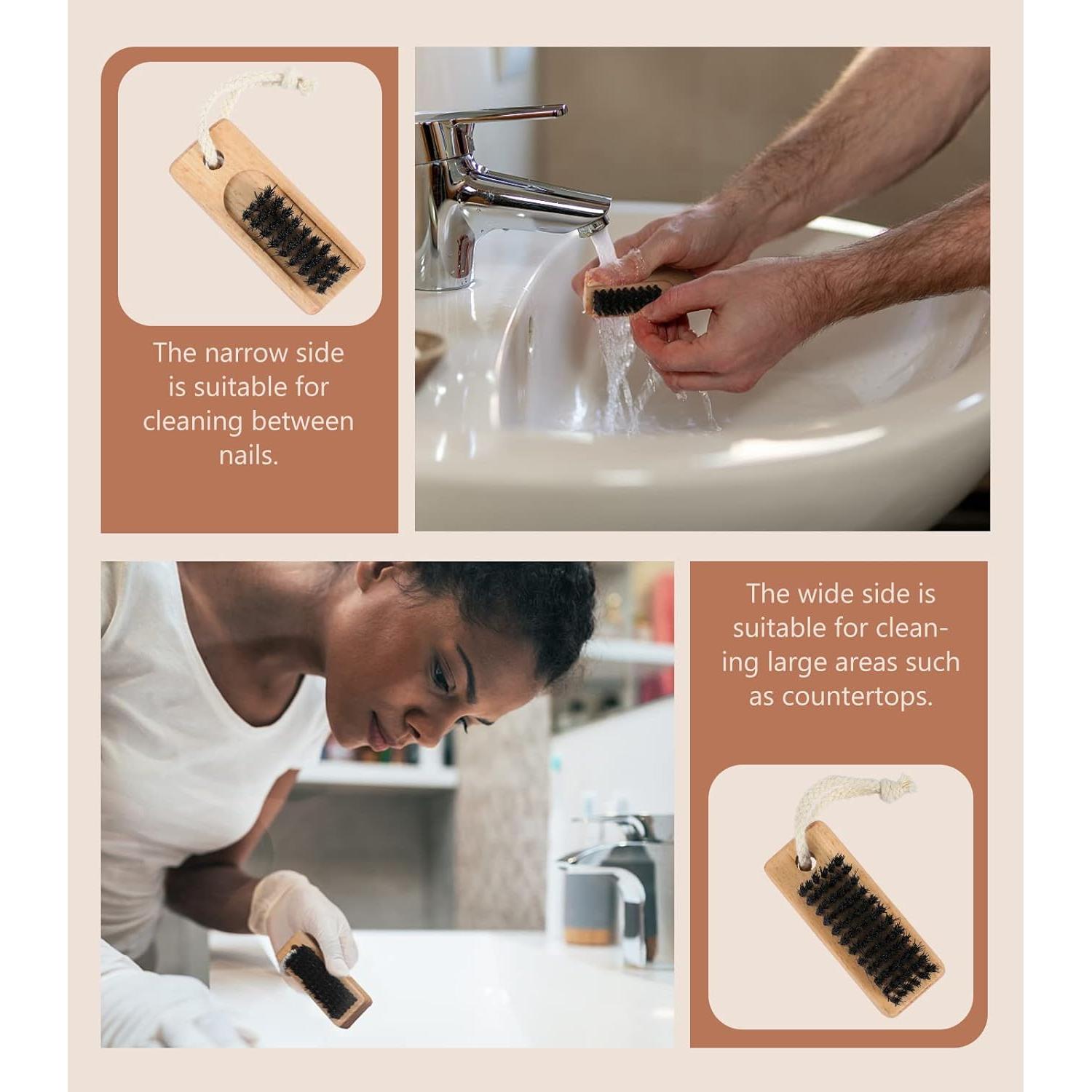 Cepillo de Uñas de Madera de Haya Larbois 2 Pack