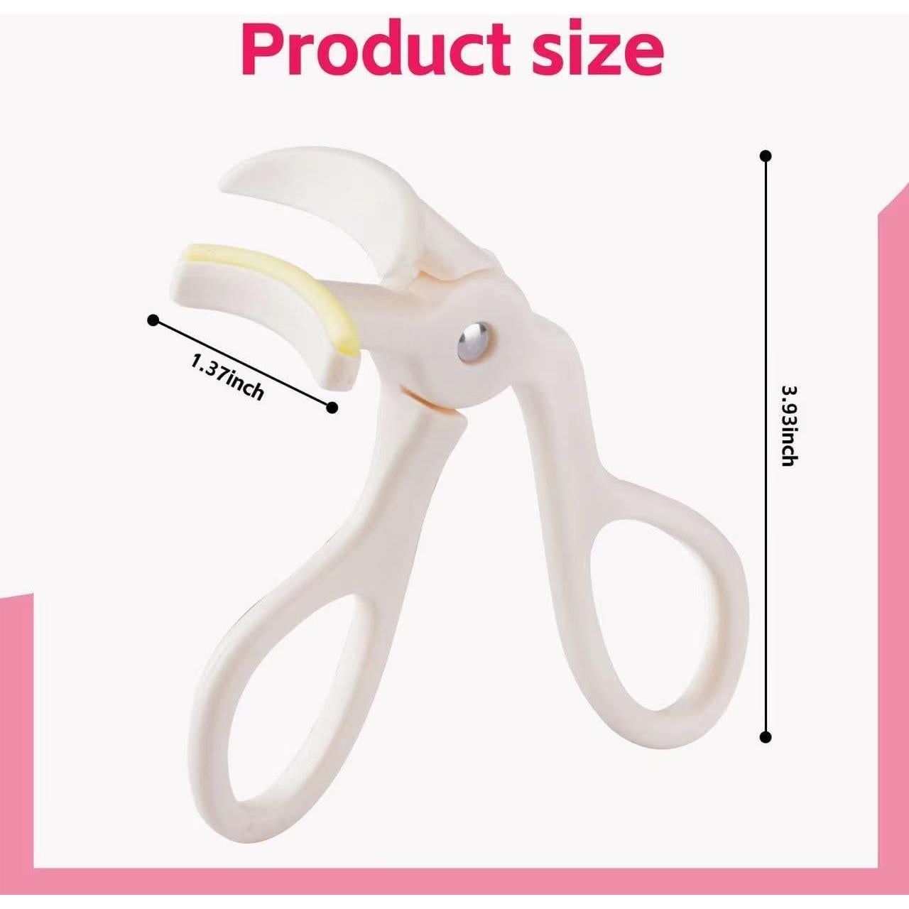 Rizador de Pestañas MZLUWM 360° con Almohadillas de Silicona