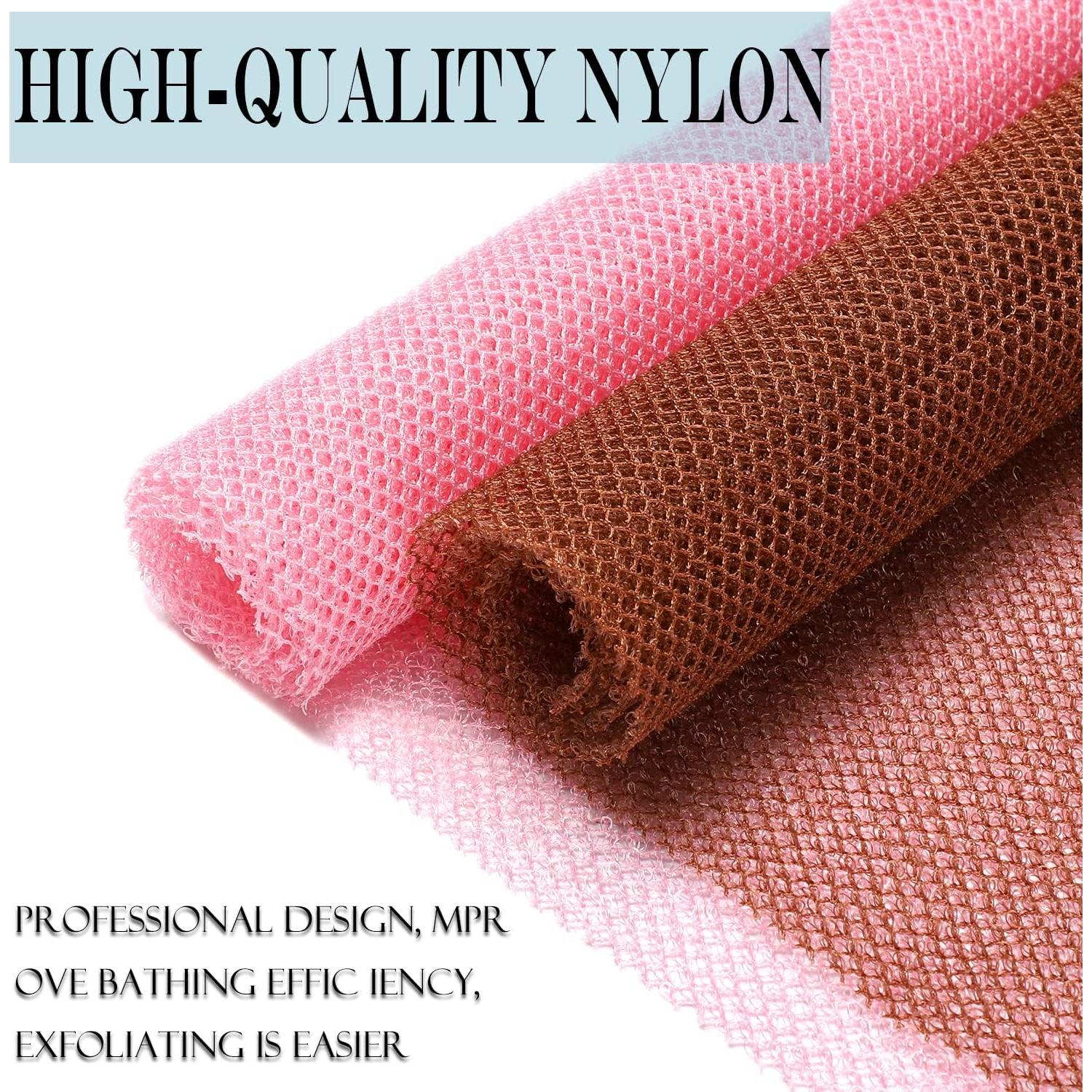 Esponja de Ducha Exfoliante JASSINS - Red Africana 4 Piezas