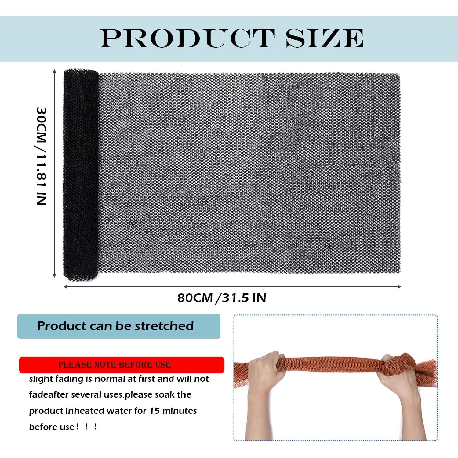 Esponja de Ducha Exfoliante JASSINS - Red Africana 4 Piezas