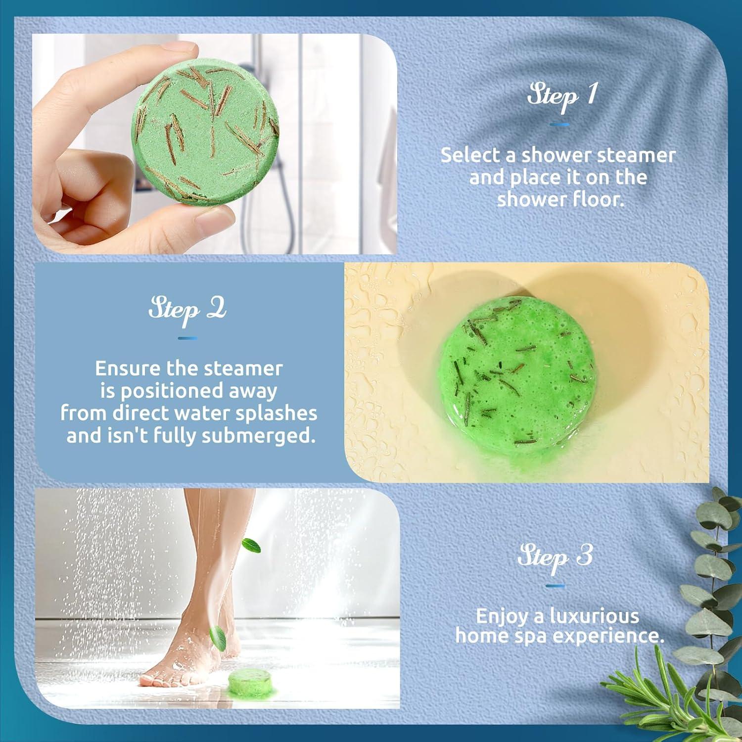 Bombas de Ducha Aromaterapia BodyRefresh - Paquete de 8