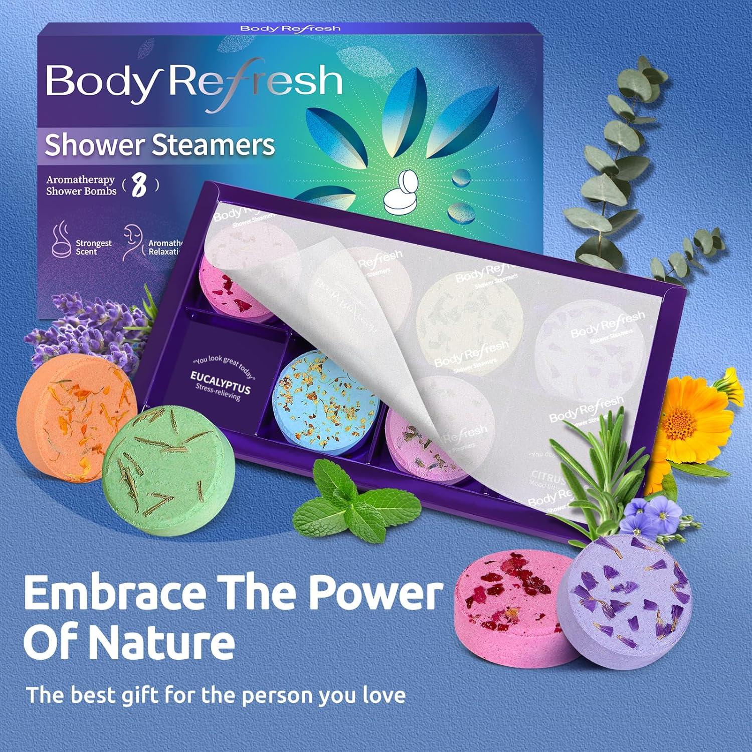 Bombas de Ducha Aromaterapia BodyRefresh - Paquete de 8