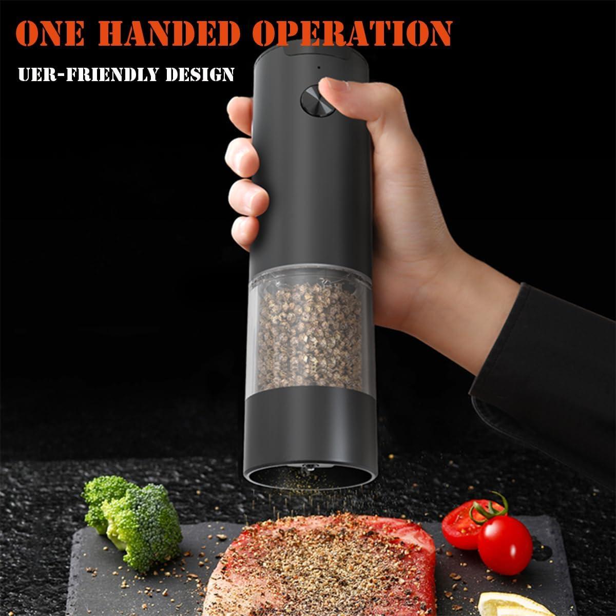 Juego de Molinillos Eléctricos de Sal y Pimienta Aisining 95ml