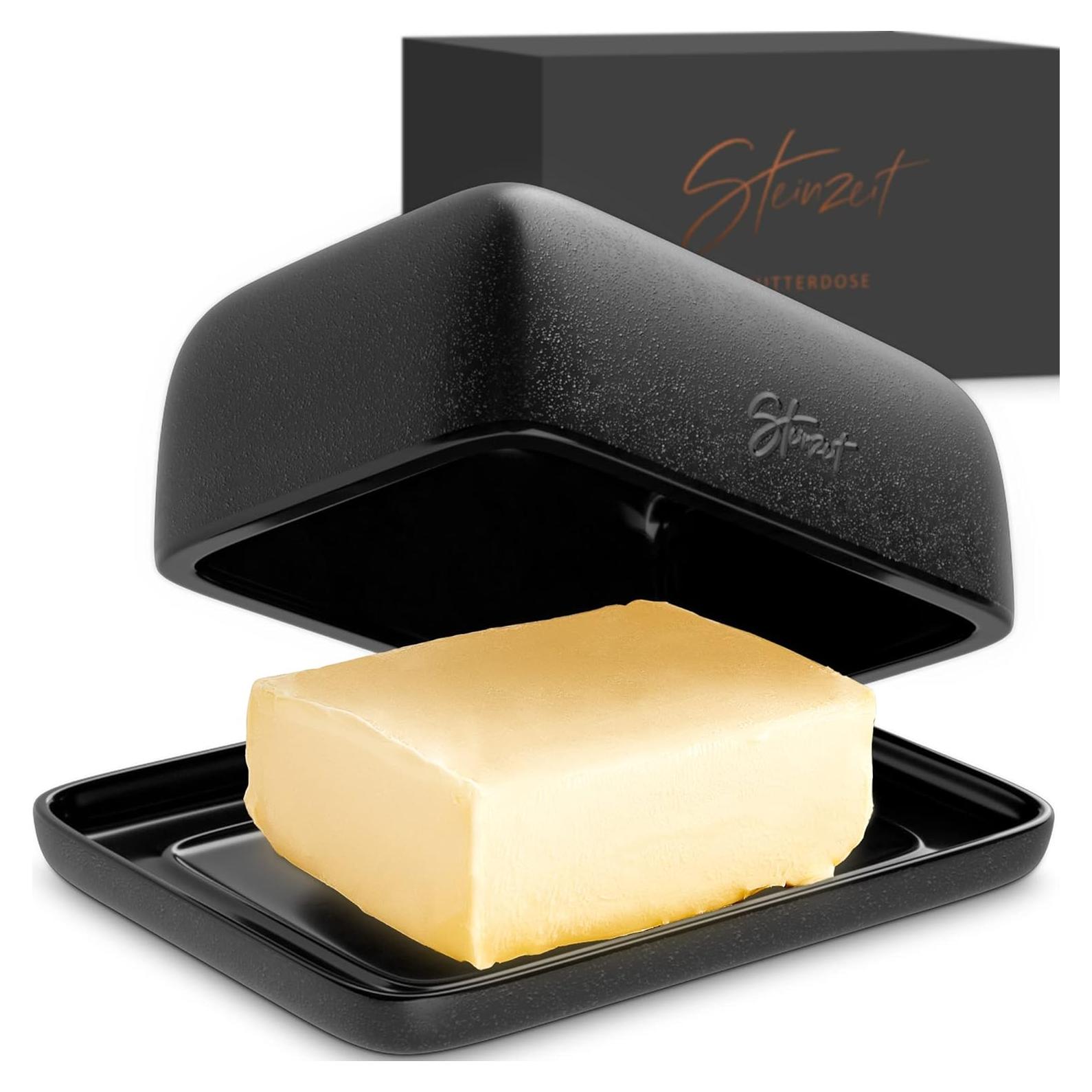 Plato para Mantequilla Steinzeit Cerámica Grande 12.4x17.5cm