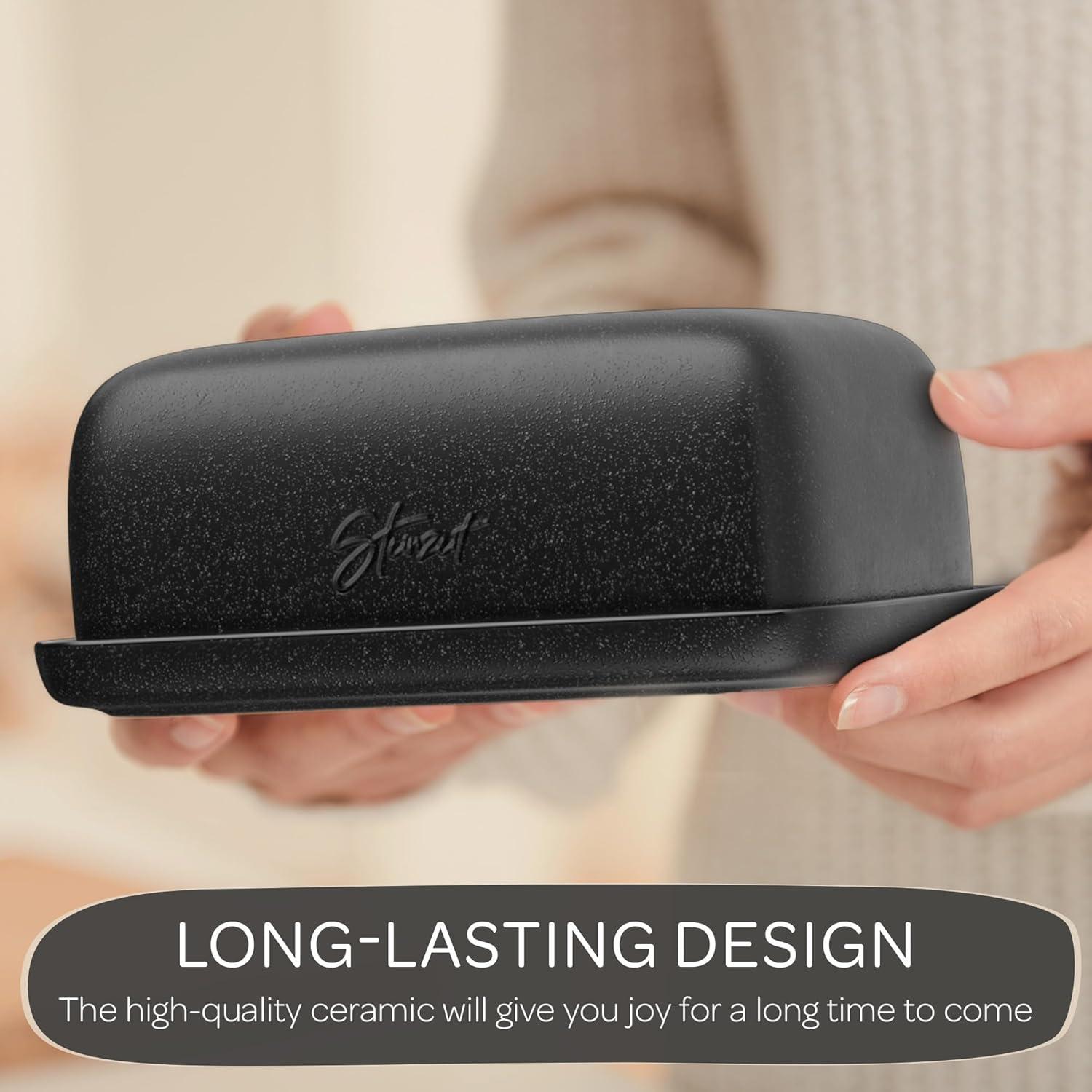 Plato para Mantequilla Steinzeit Cerámica Grande 12.4x17.5cm