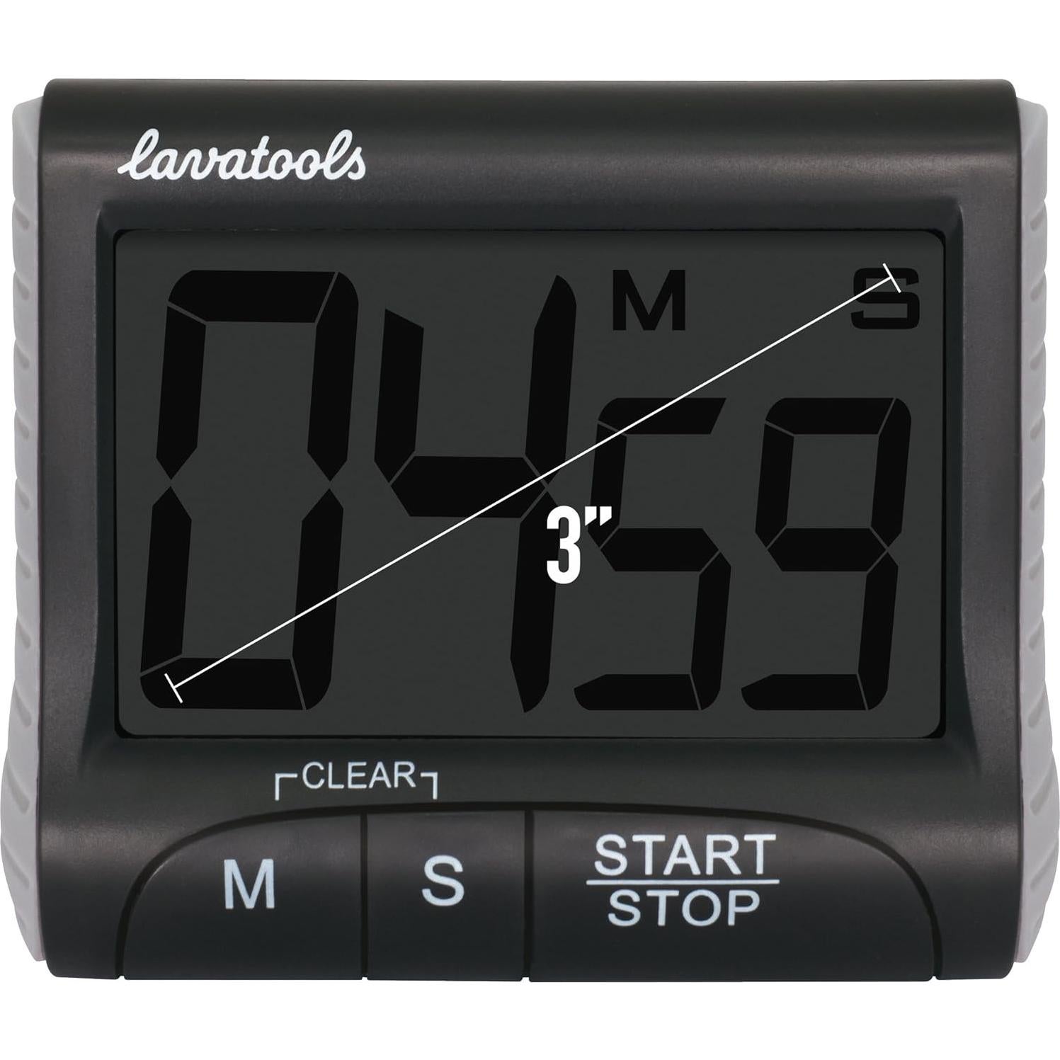 Temporizador Digital de Cocina Lavatools KT1 Pantalla 3"