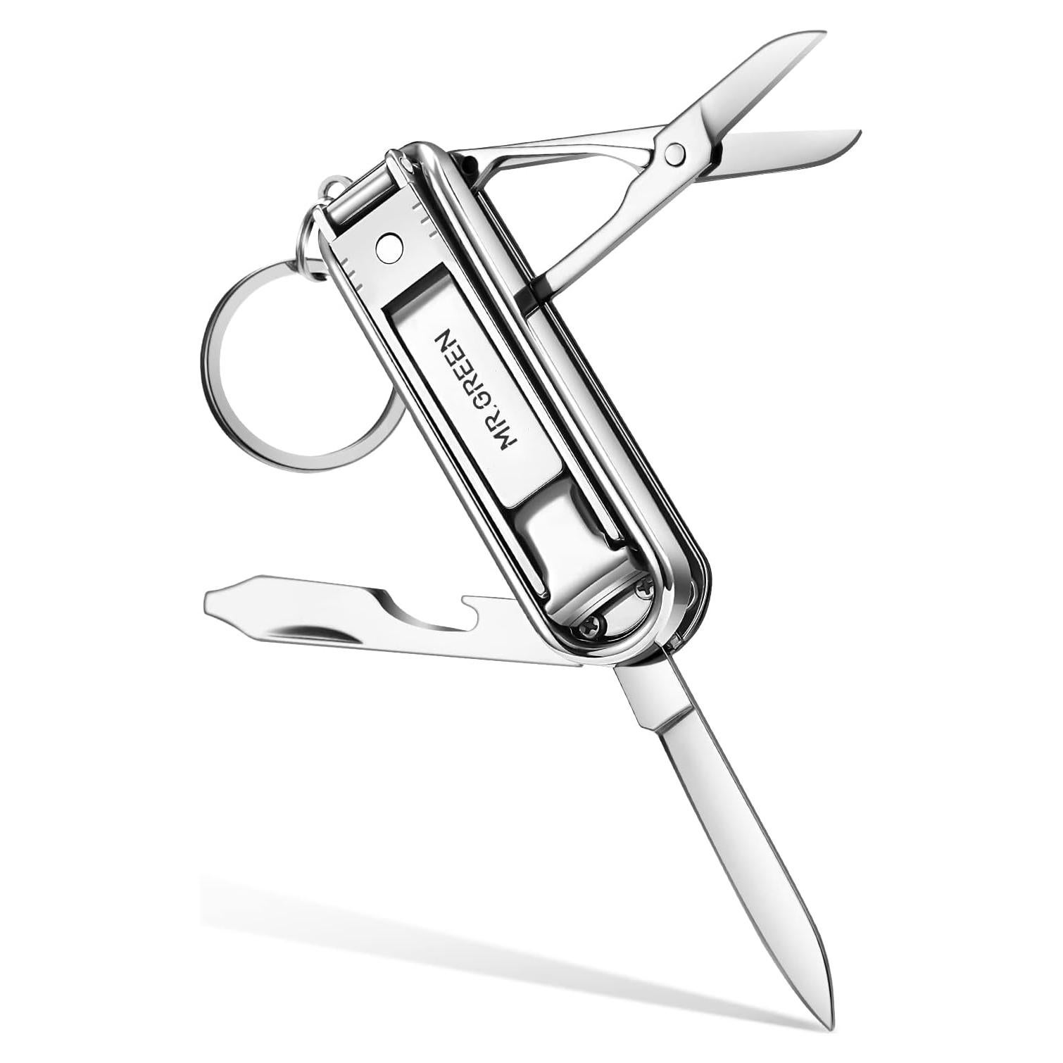 Cortauñas Multifuncional MR.GREEN Acero Inoxidable 6 en 1