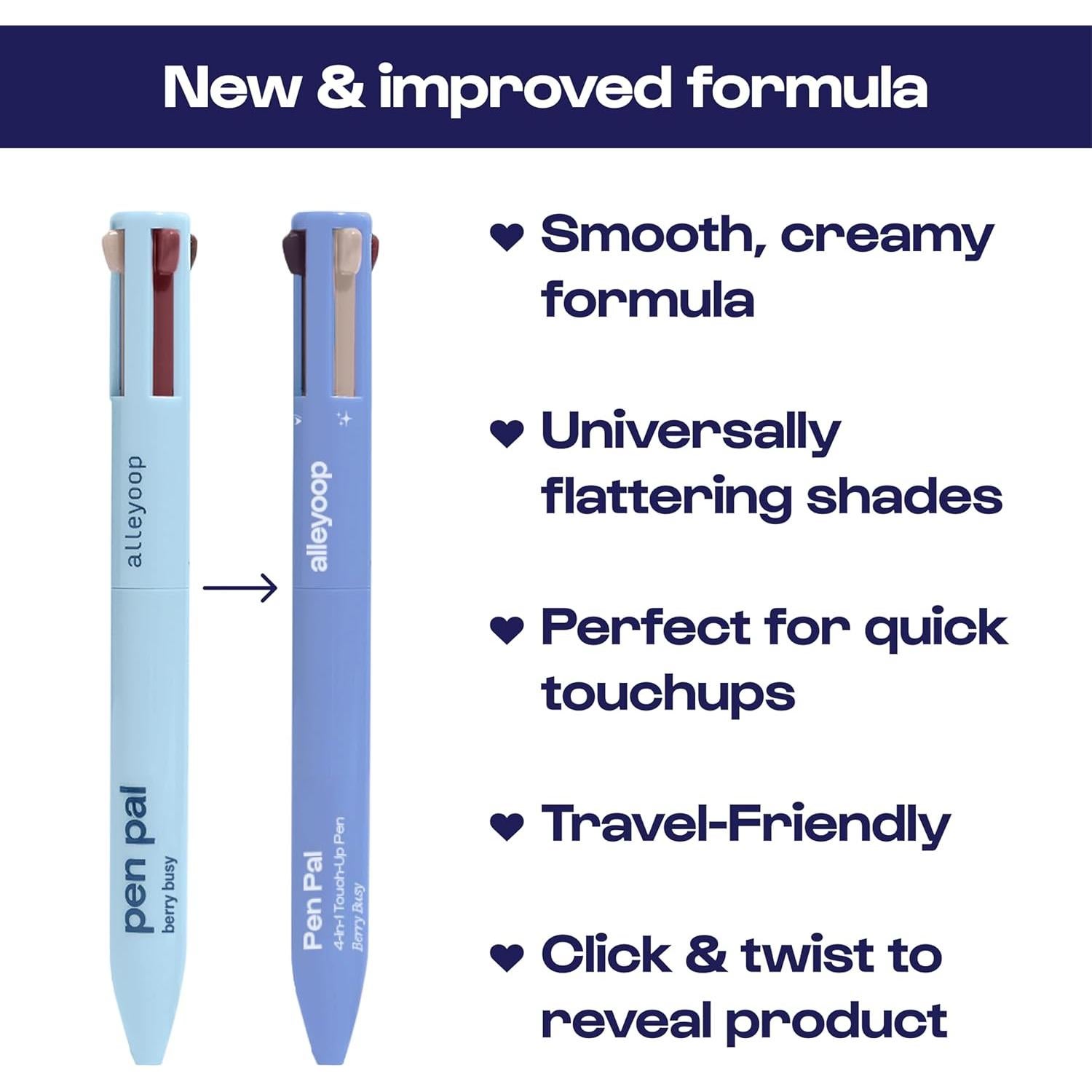 Lápiz de Maquillaje 4-en-1 Alleyoop - Berry Busy (Oscuro)