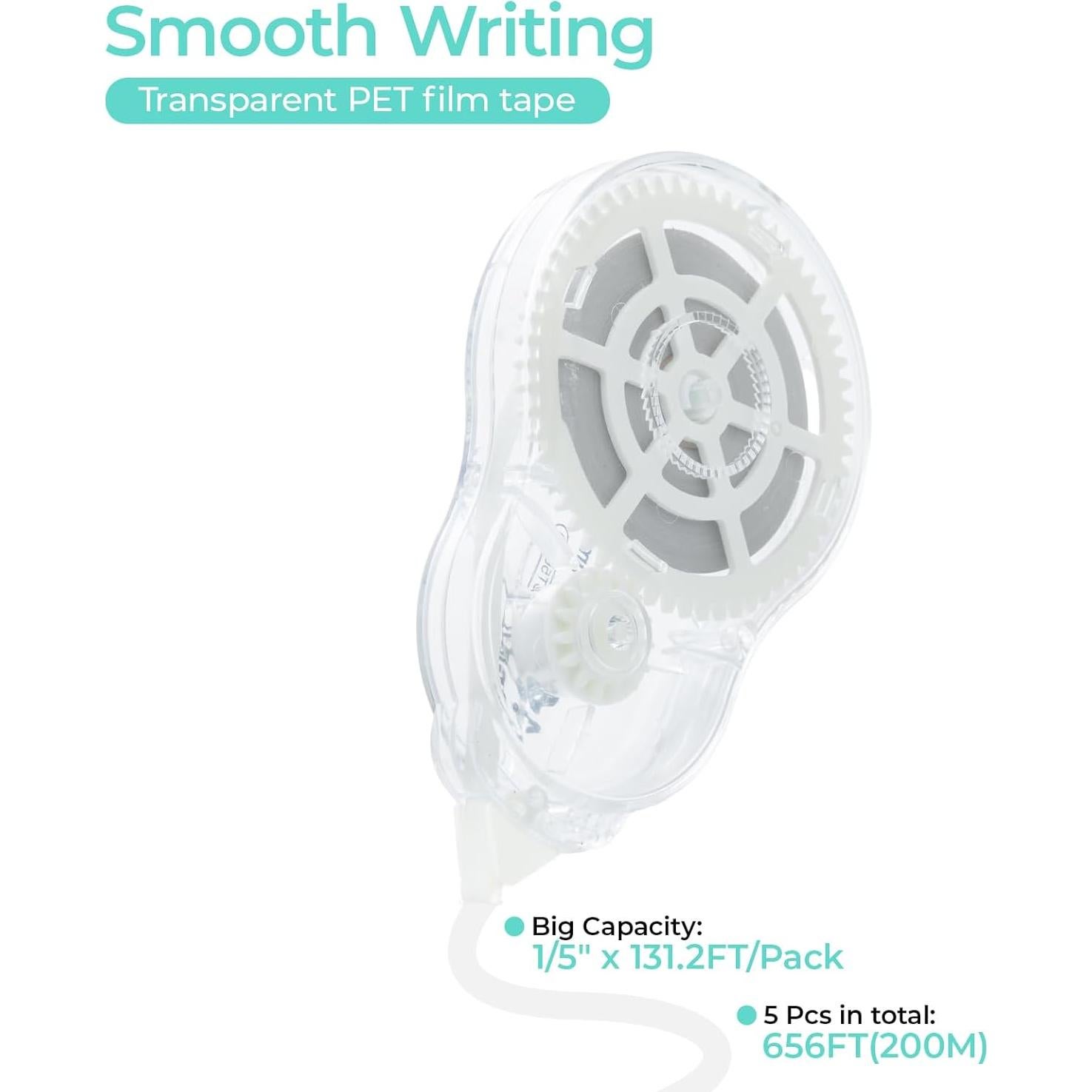 Cinta Correctora M&G 5 Paquetes 656 Pies (200m) Ergonómica