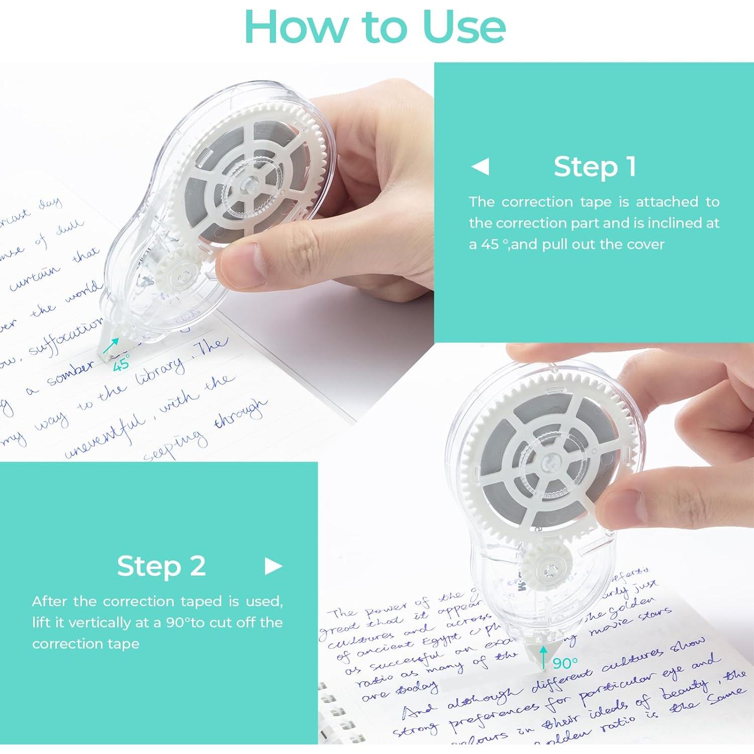 Cinta Correctora M&G 5 Paquetes 656 Pies (200m) Ergonómica