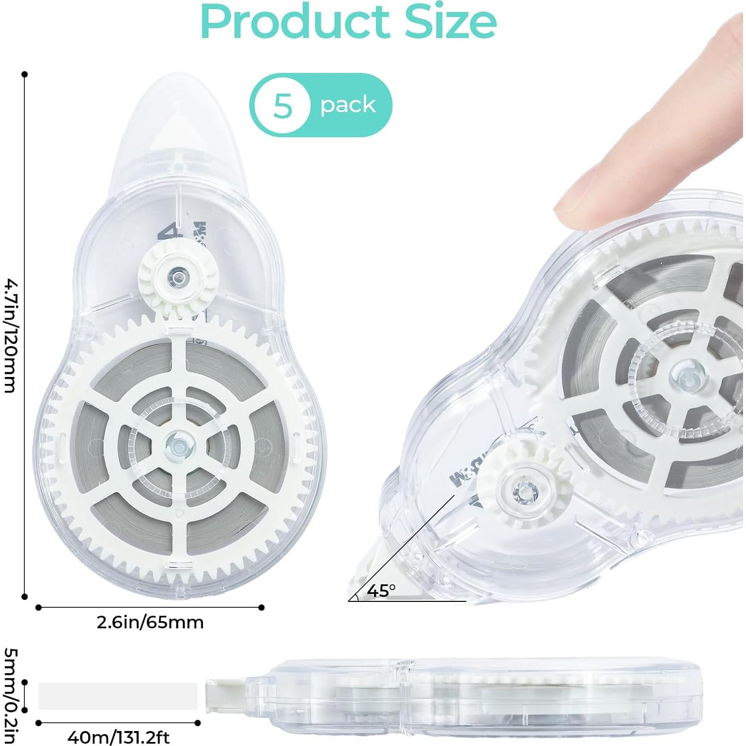 Cinta Correctora M&G 5 Paquetes 656 Pies (200m) Ergonómica