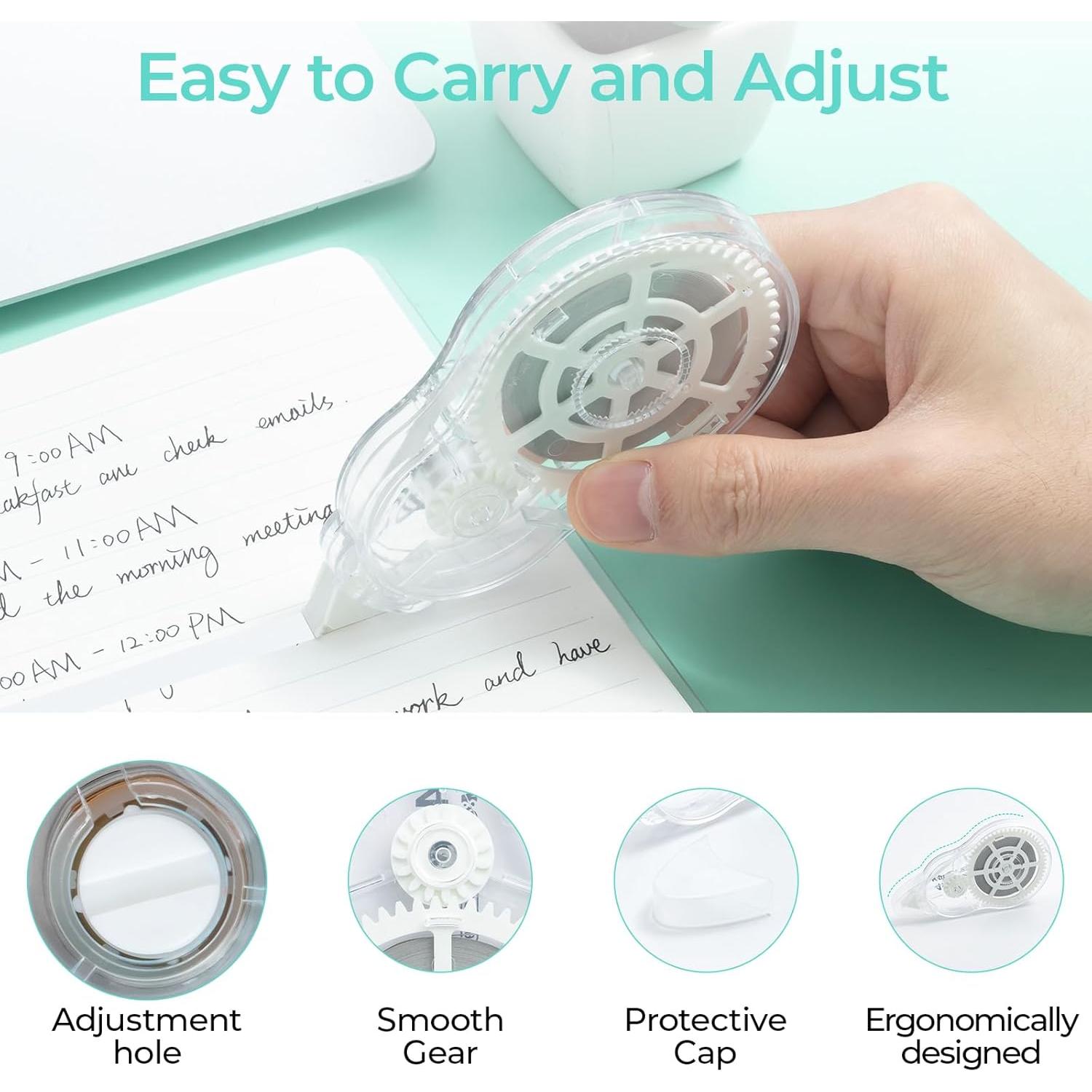 Cinta Correctora M&G 5 Paquetes 656 Pies (200m) Ergonómica