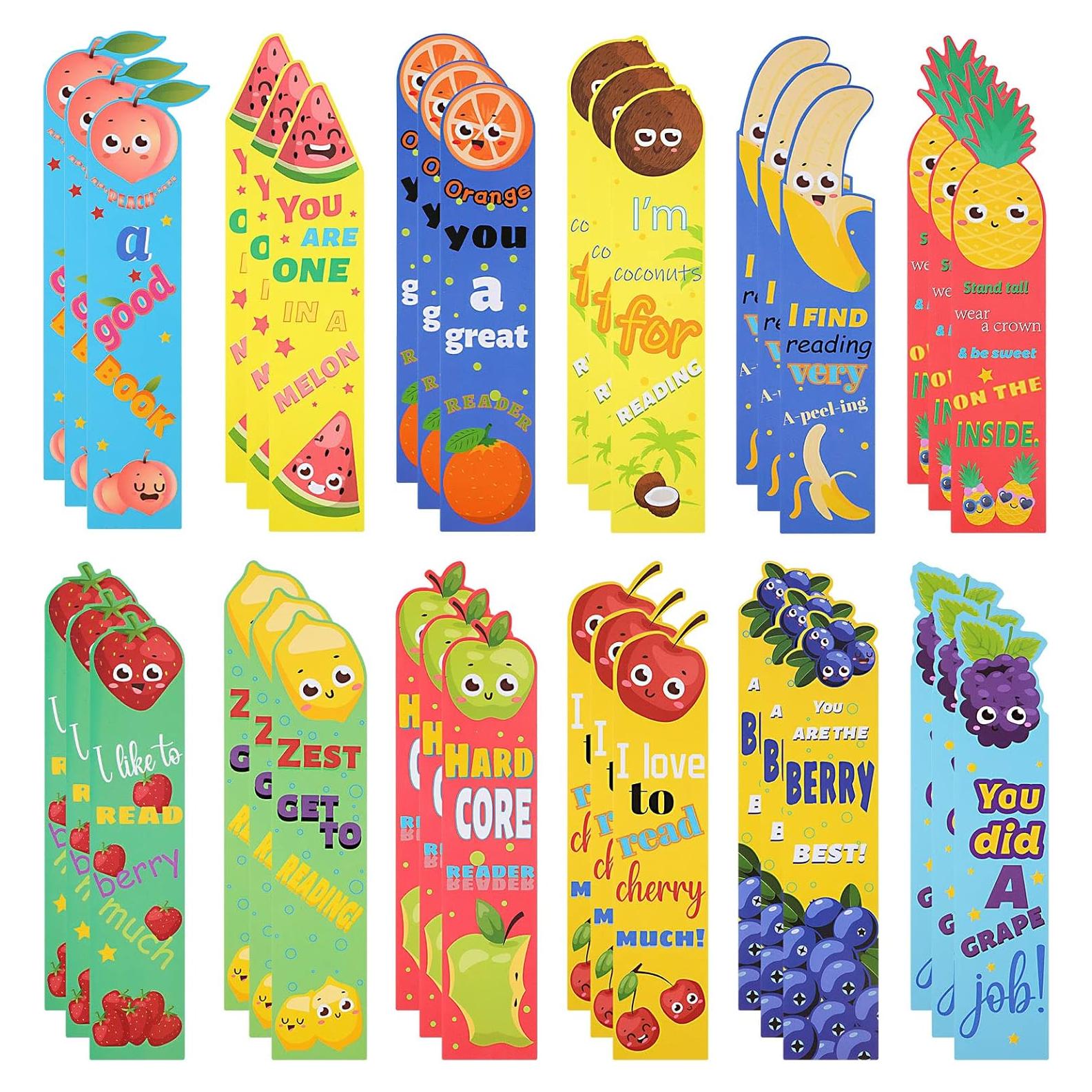 36 Marcadores Aromatizados de Frutas Gersoniel - Multicolor