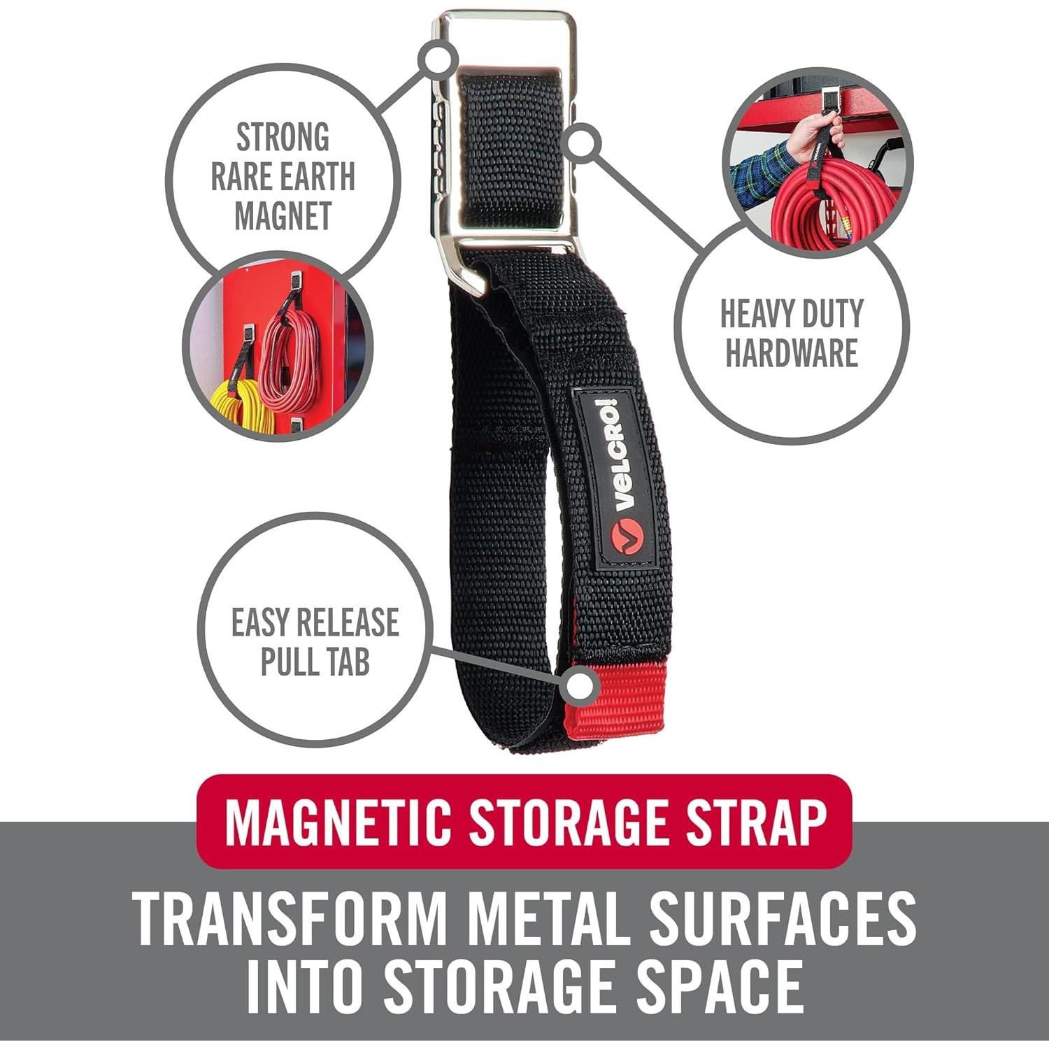 Correa Magnética Velcro Mediana 40.64cm Soporta 4.54kg