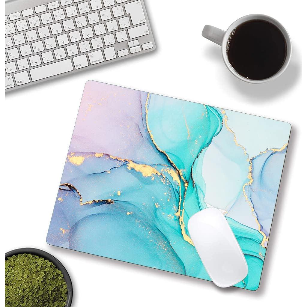 Alfombrilla de Ratón Armanza Mármol Azul Cian 24.1x20.1 cm