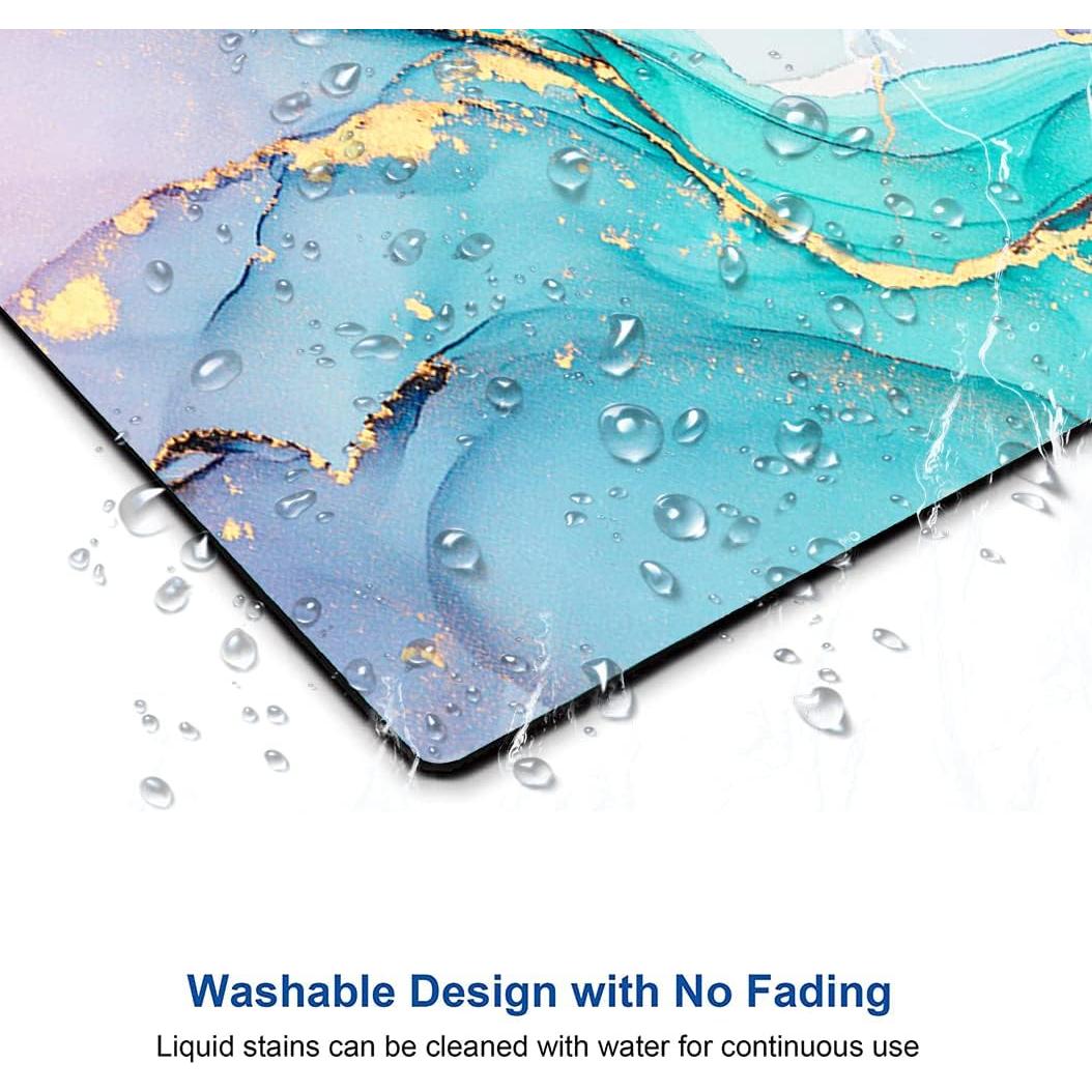 Alfombrilla de Ratón Armanza Mármol Azul Cian 24.1x20.1 cm