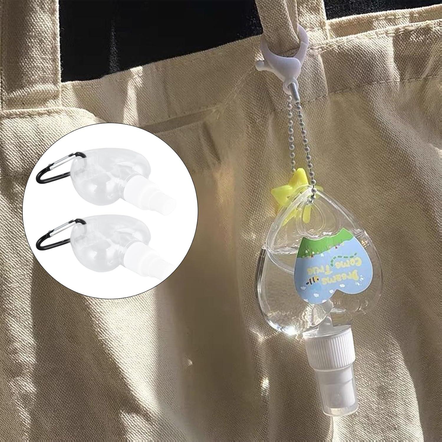 Botellas de Viaje QANYEGN 50ml Transparentes para Llaveros