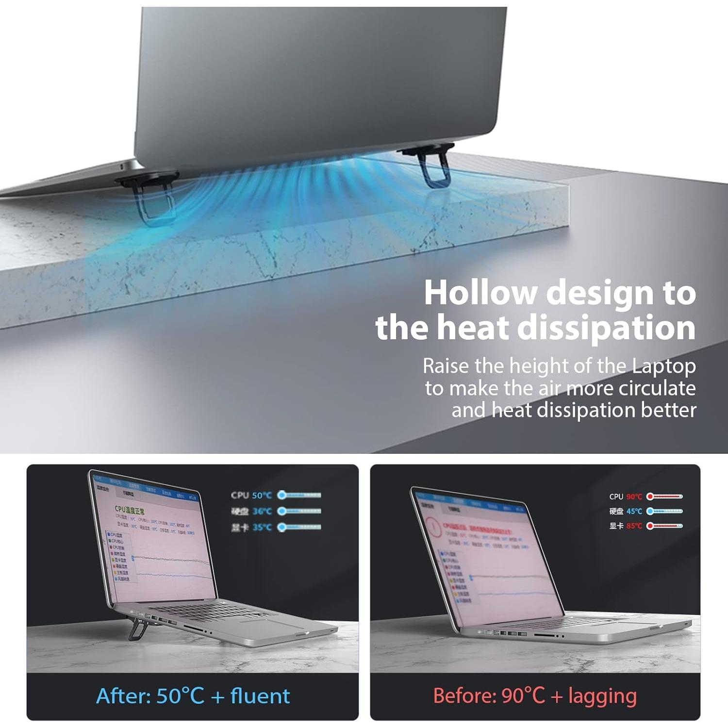 Soporte Portátil Nillkin para Laptop 10-17" Ajustable Negro